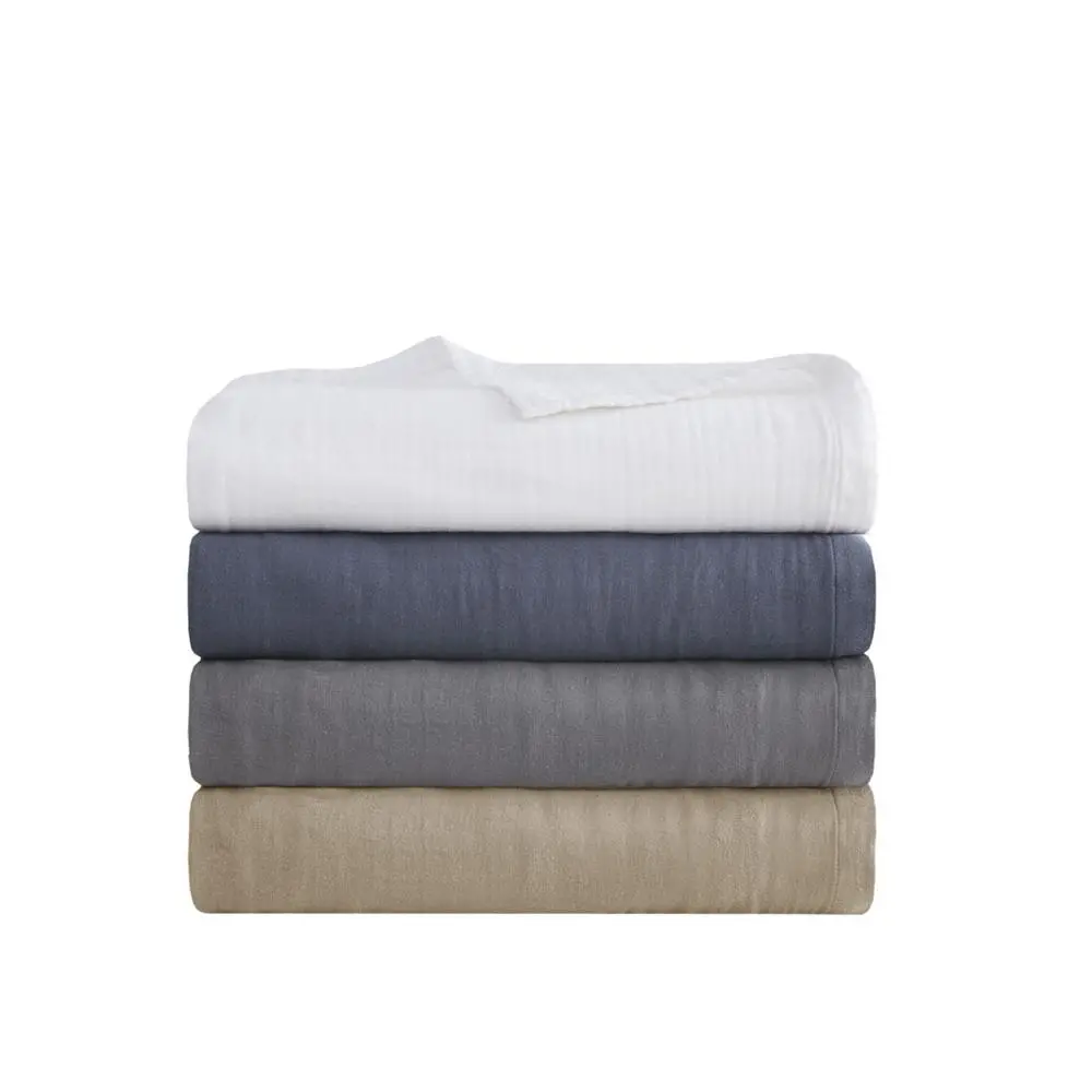 Three-Layer Cotton Gauze Breathable Tan Blanket - view 3