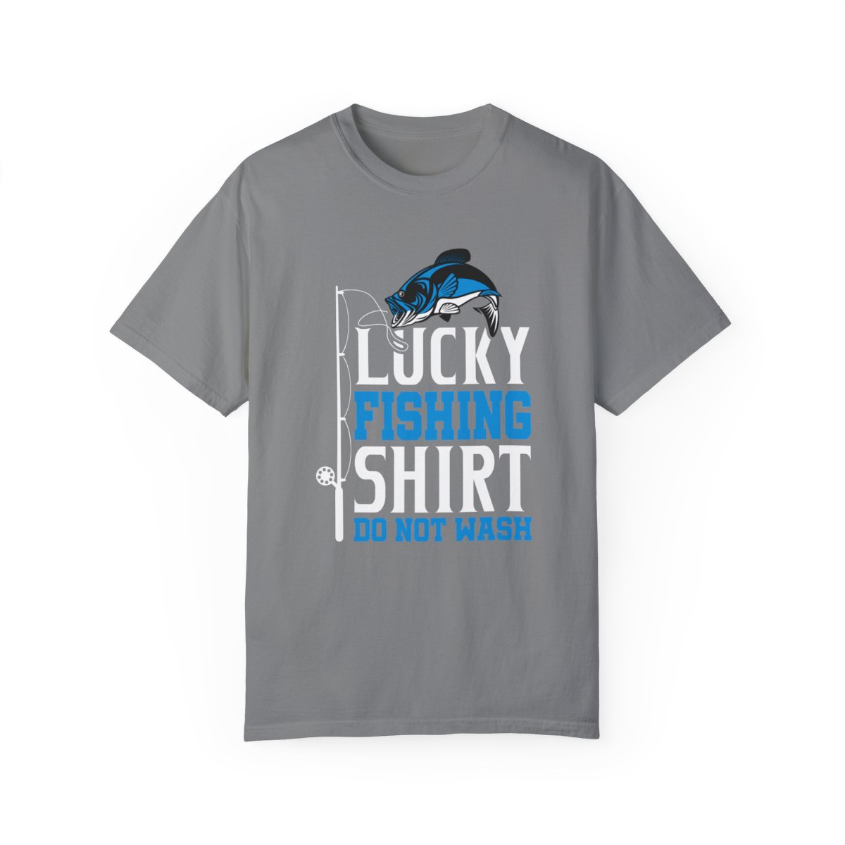 Catch Your Luck with the "Lucky Fishing Shirt, Do Not Wash" T-Shirt - Bild 8 von 48
