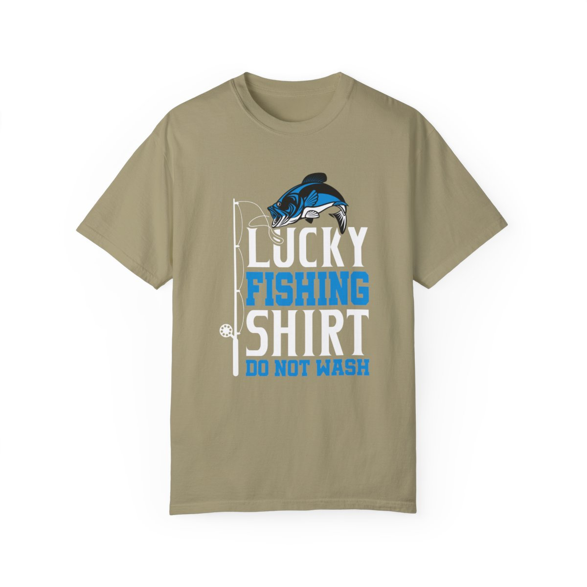 Catch Your Luck with the "Lucky Fishing Shirt, Do Not Wash" T-Shirt - Bild 12 von 48
