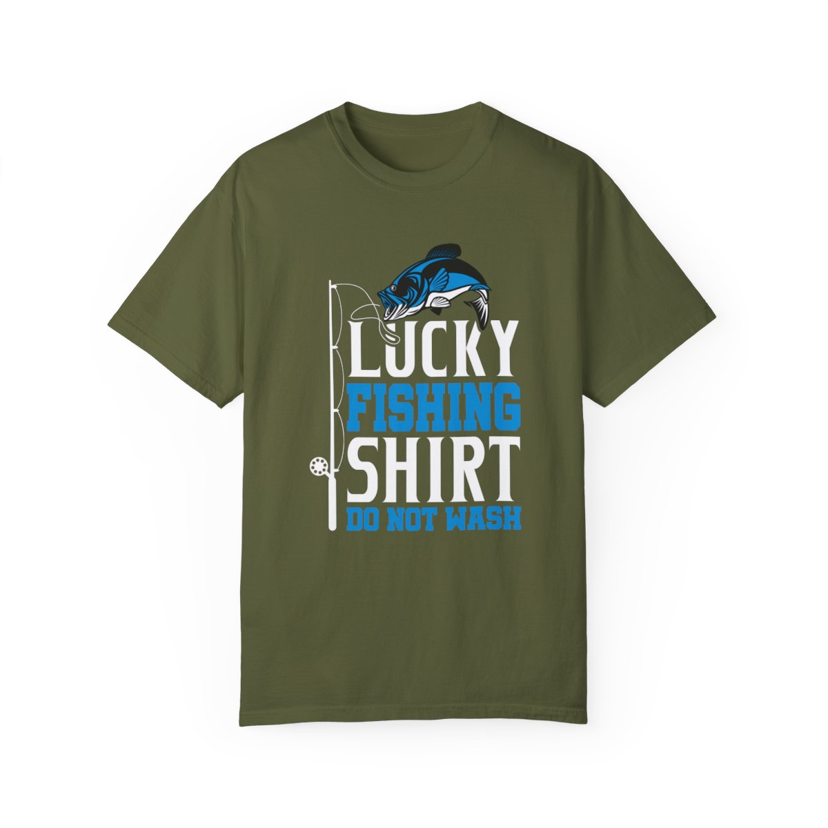 Catch Your Luck with the "Lucky Fishing Shirt, Do Not Wash" T-Shirt - Bild 10 von 48