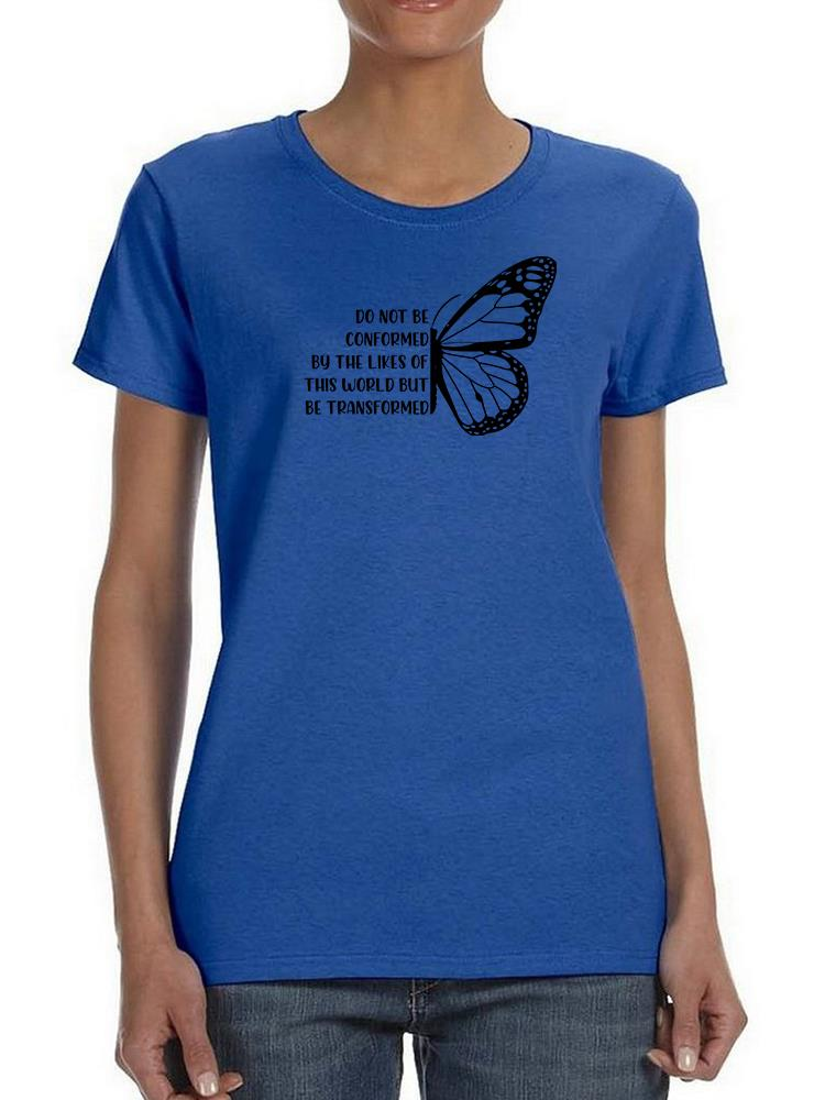 Be Transformed, Butterfly T-shirt -SmartPrintsInk Designs - Picture 2 of 11