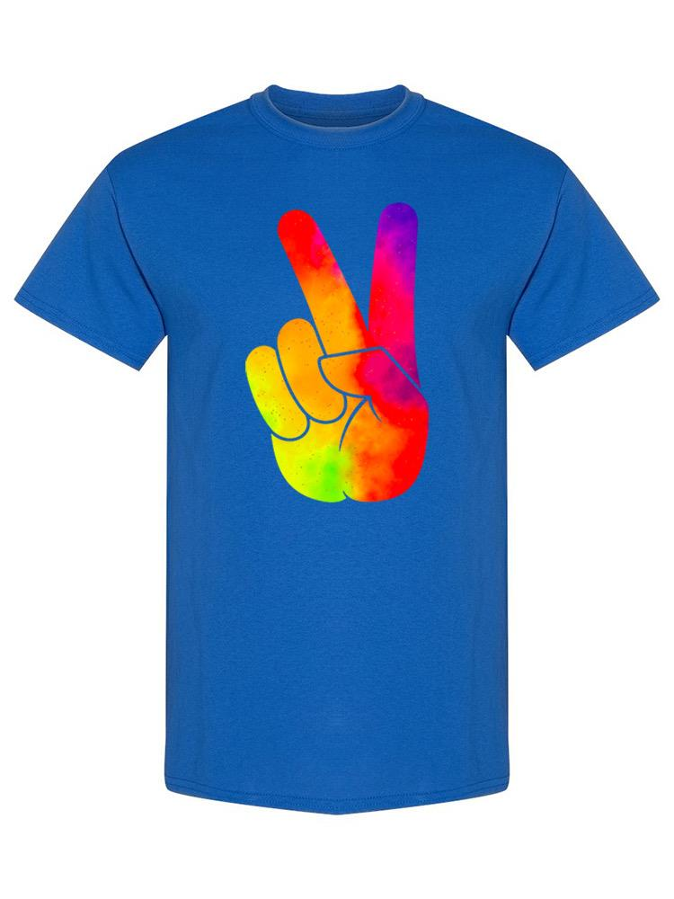 Colorful Peace Sign T-shirt -SPIdeals Designs - Picture 2 of 11