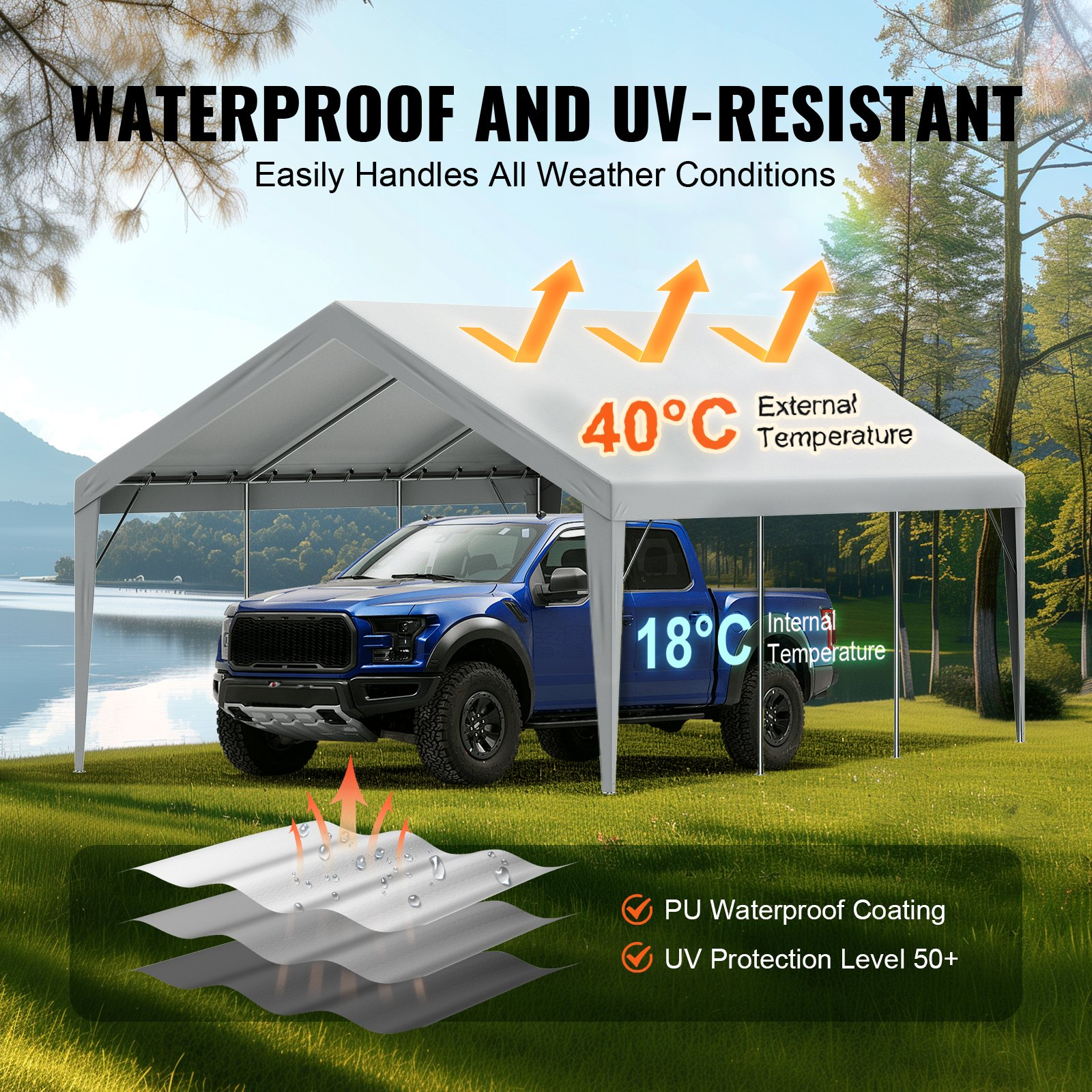 Carport Canopy 10x20 Canopy Tent Home Depot Waterproof Canopy For