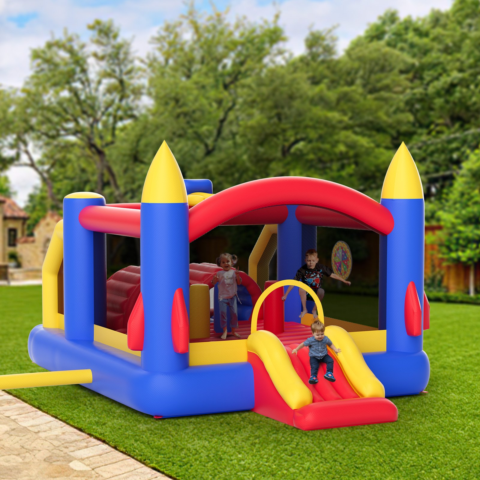 Inflatable Bounce House, 160x94x96 inch - Picture 7 of 10