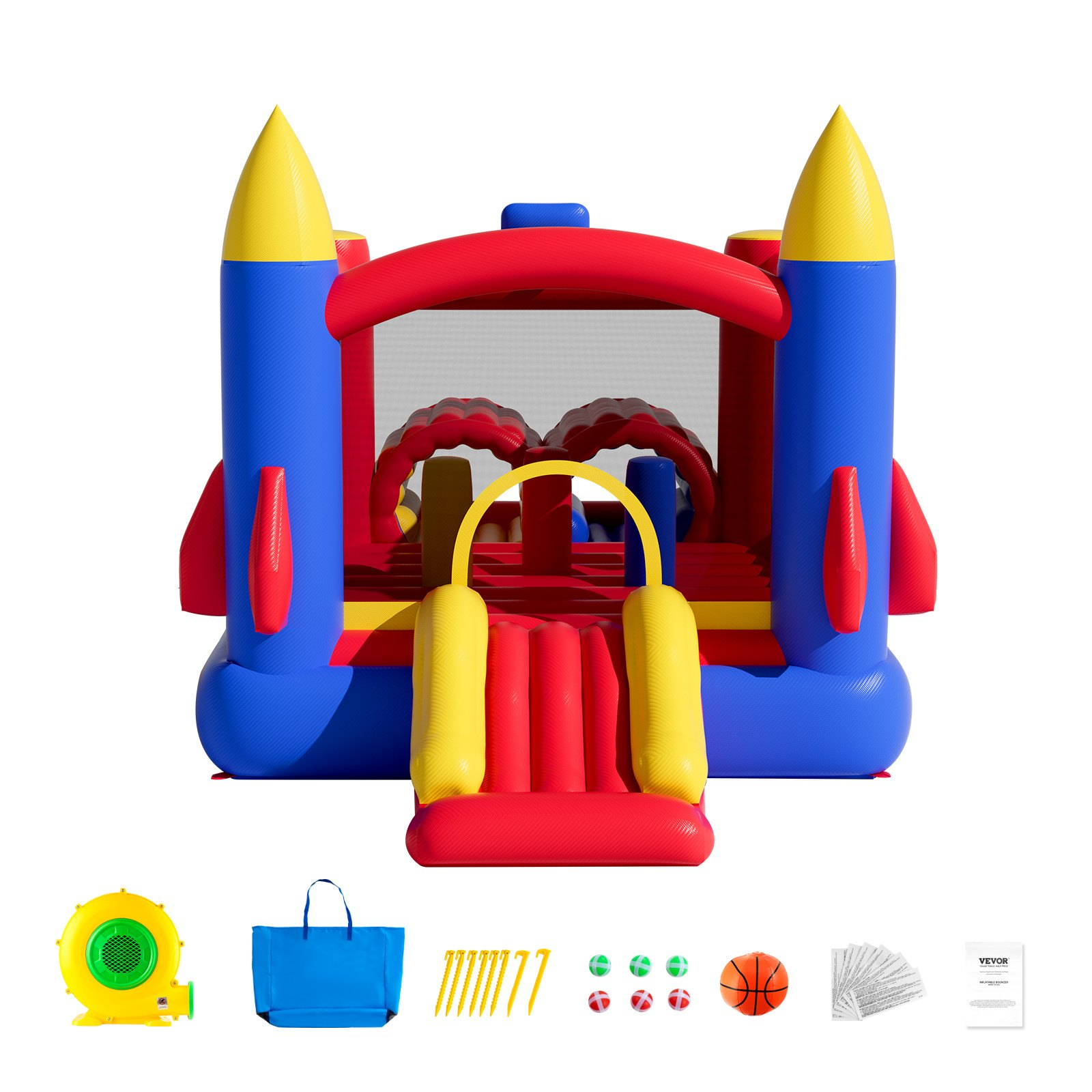Inflatable Bounce House, 160x94x96 inch - Picture 8 of 10