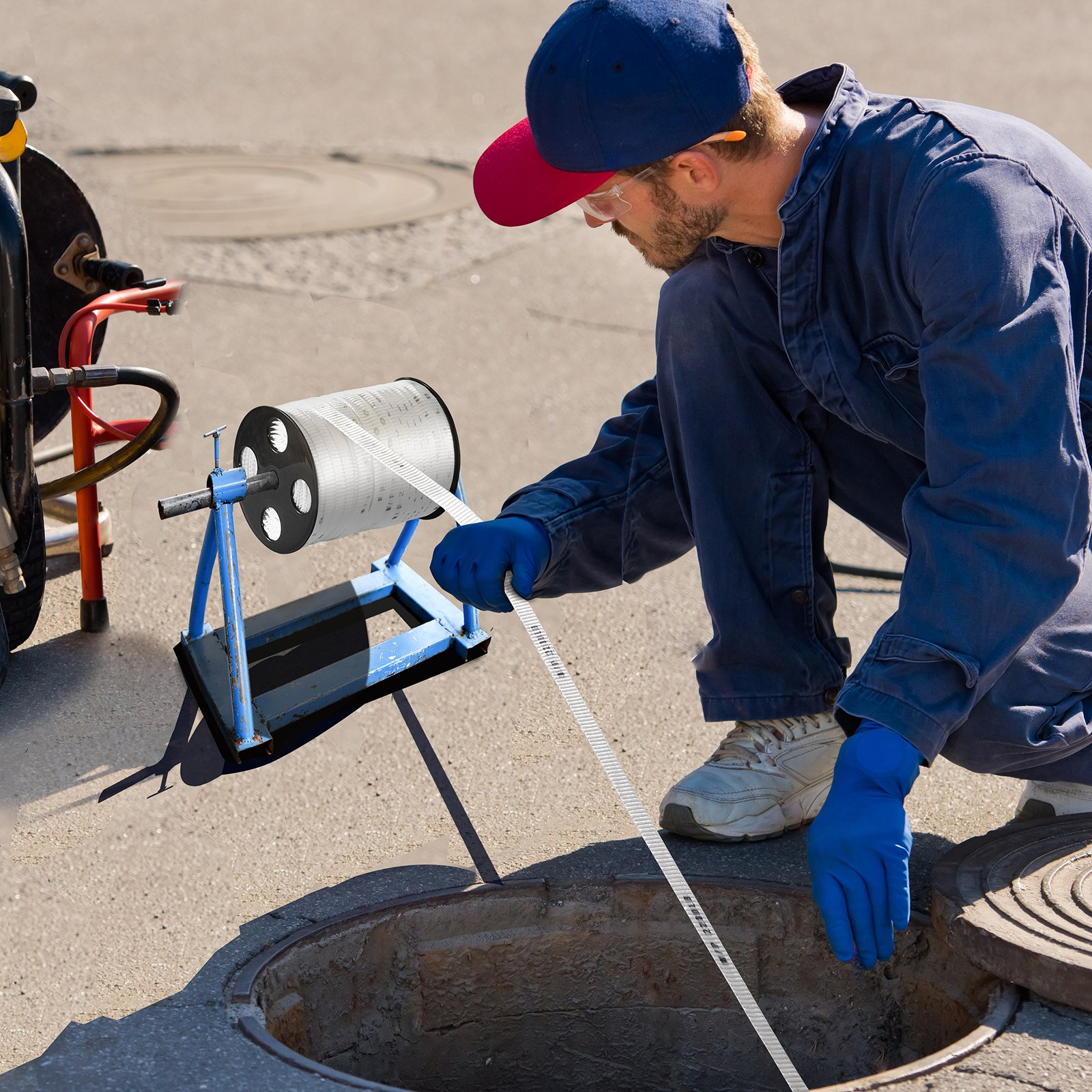 Polyester Pull Tape, 3/4" x 265' Mule Tape Flat Rope, White