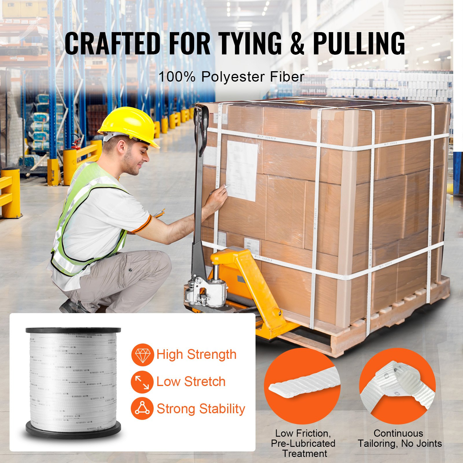 Durable Polyester Pull Cord, Garden Work & Electrical Jobs
