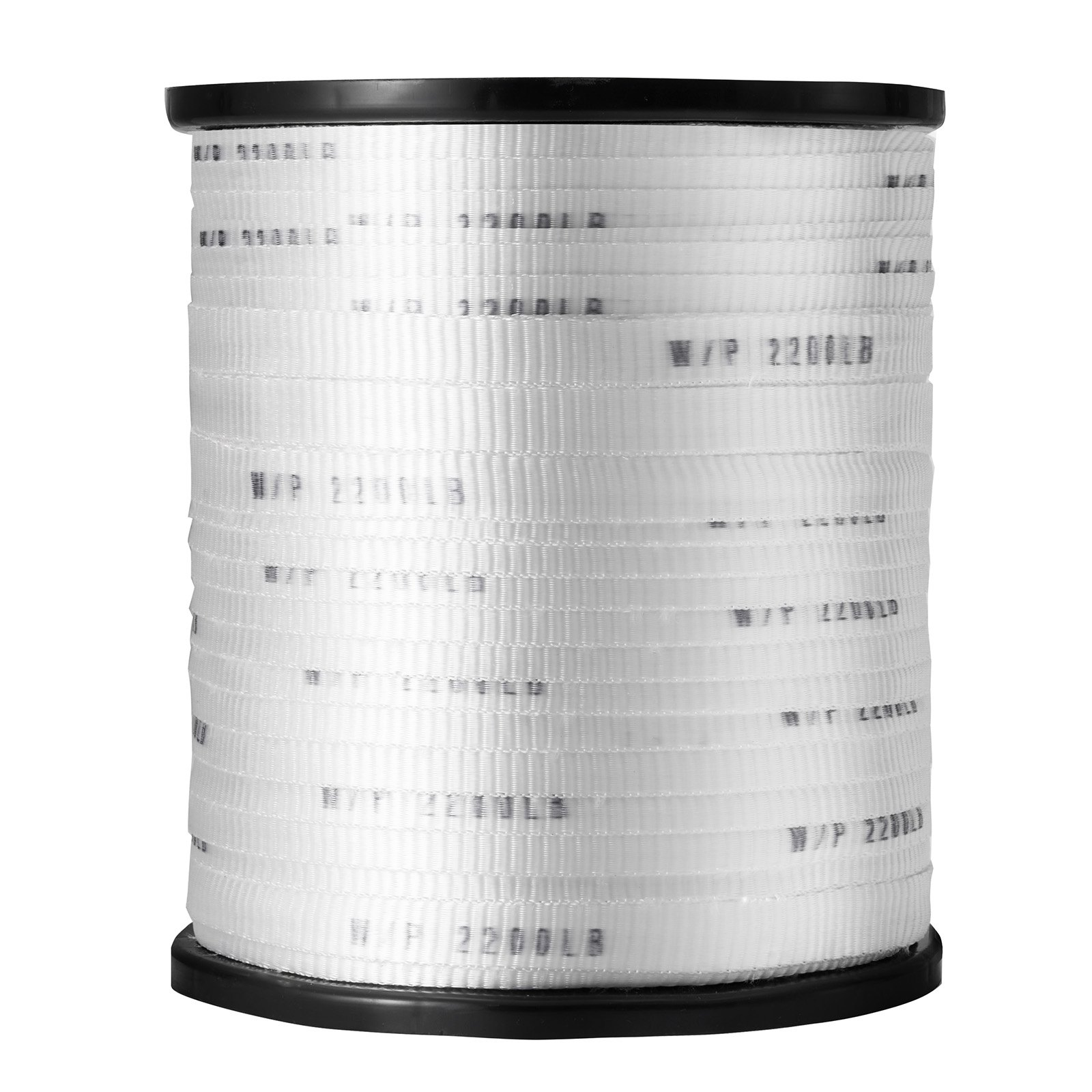 Polyester Pull Tape, 5/8" x 630' Mule Tape Flat Rope, Whit