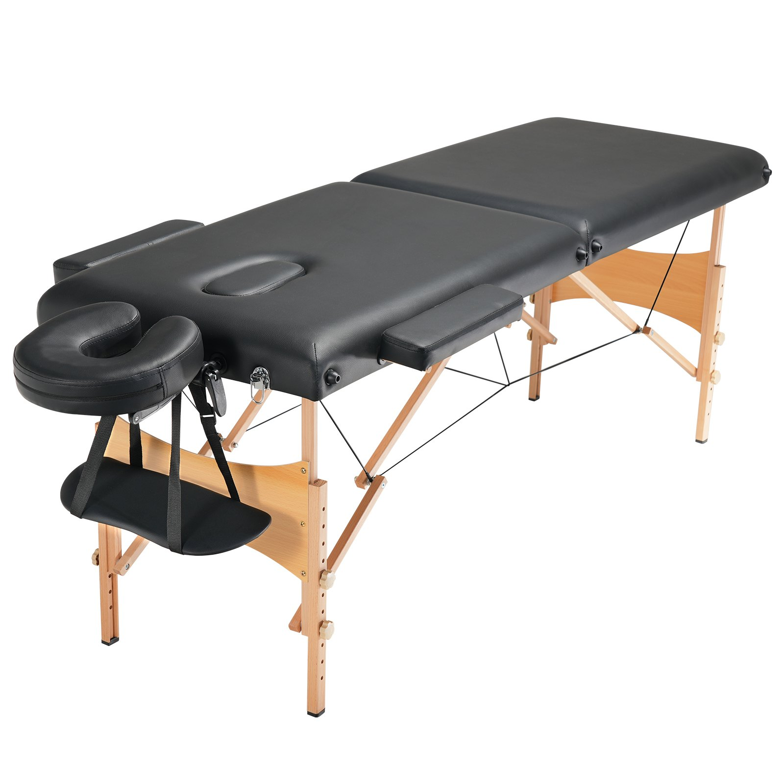 VEVOR Portable Massage Table 24" W, 2 Folding Lightweight Massage Table, 600LBS