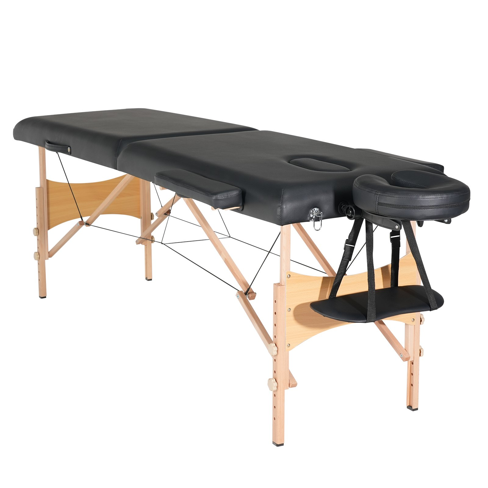 VEVOR Portable Massage Table 24" W, 2 Folding Lightweight Massage Table, 600LBS