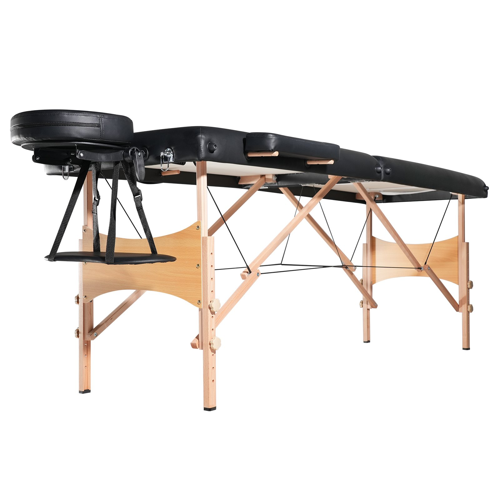 VEVOR Portable Massage Table 24" W, 2 Folding Lightweight Massage Table, 600LBS