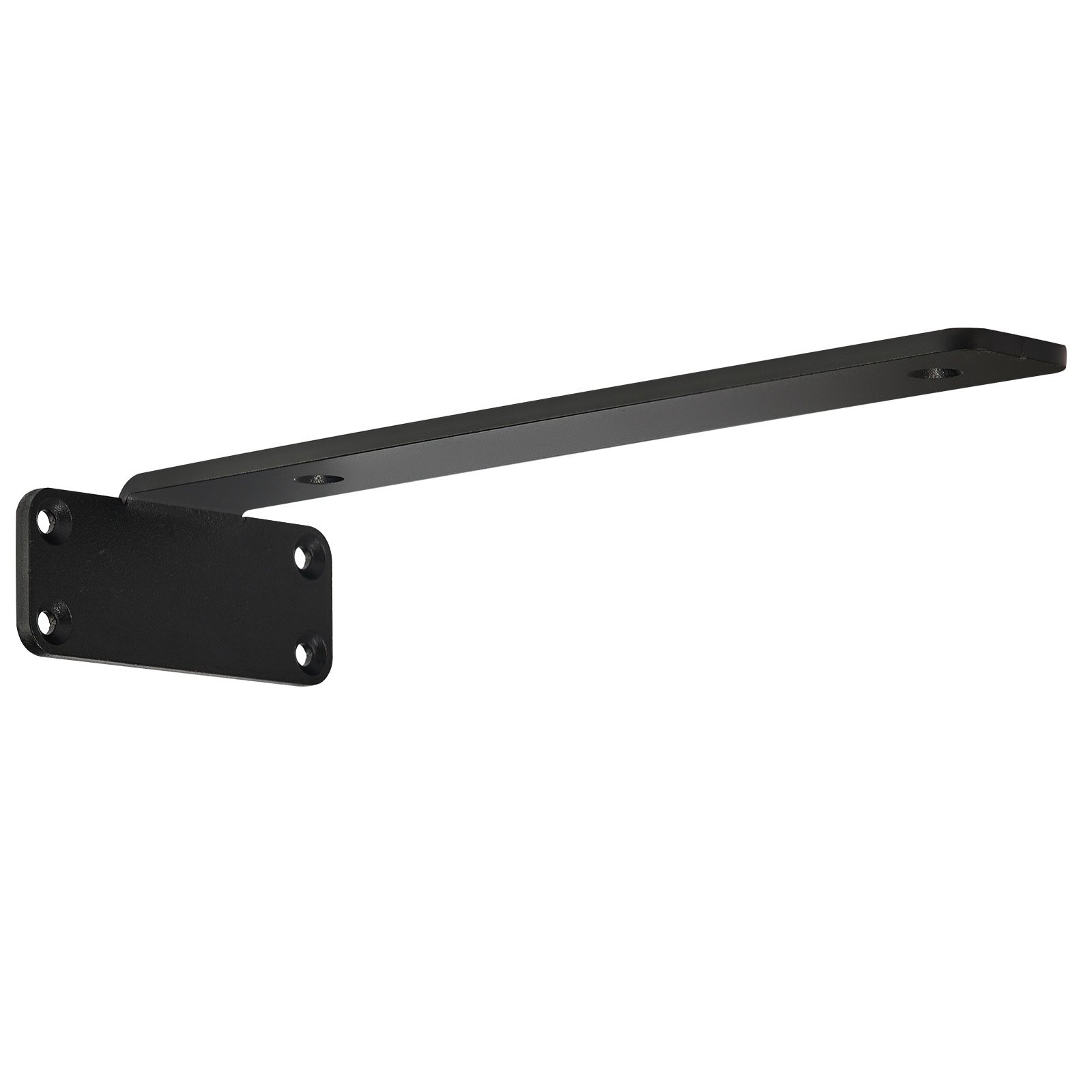6 Pack Heavy Duty Shelf Brackets 10x4" - Matte Black Steel, 160 lbs Capacity - Picture 9 of 10
