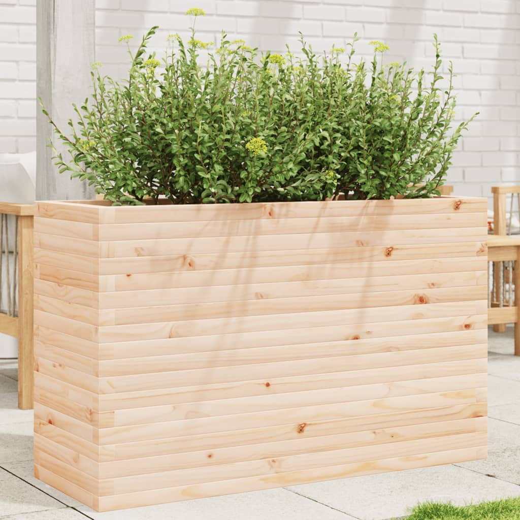 vidaXL Garden Planter 110x40x68.5 cm Solid Wood Pine