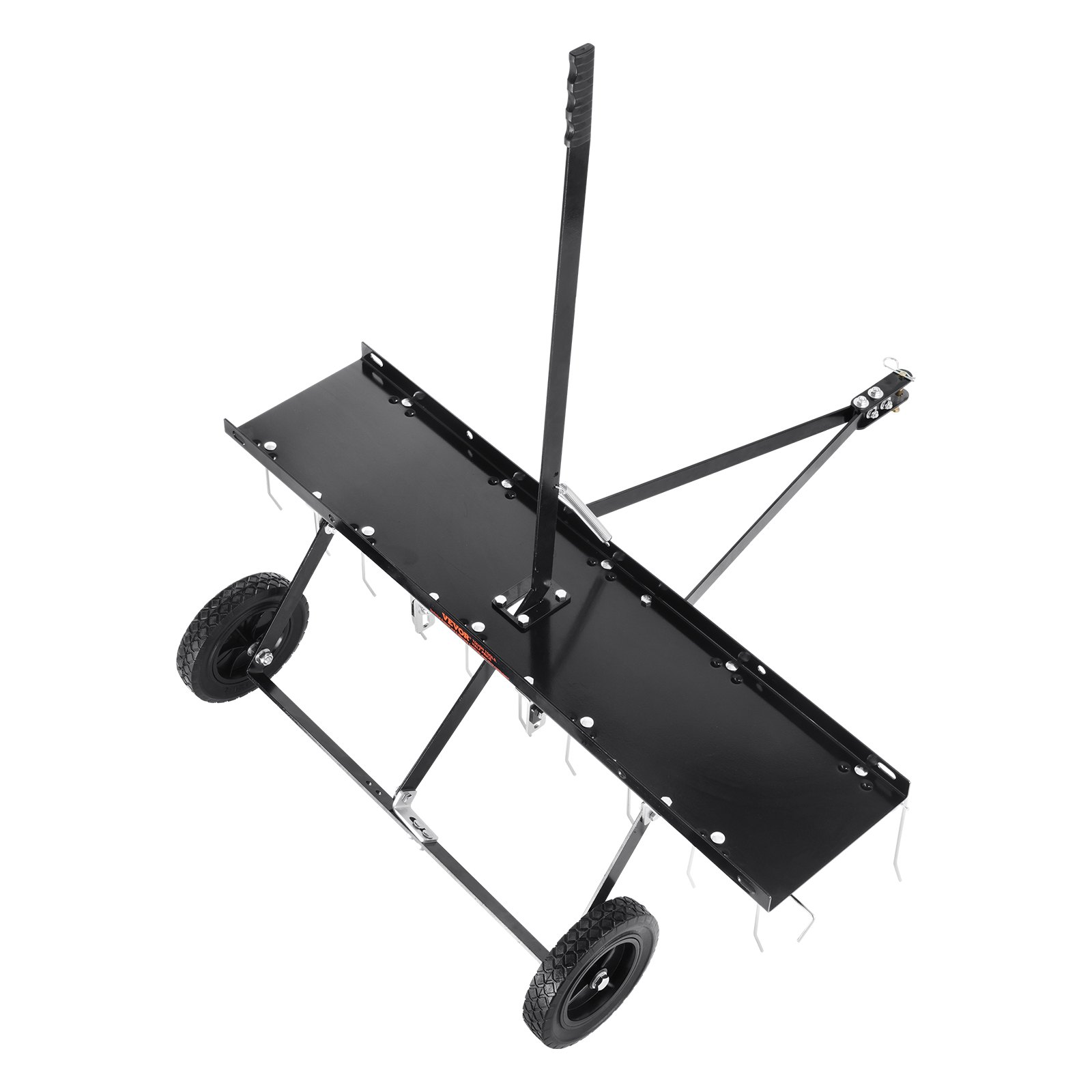 40" Tow-Behind Dethatcher, 20 Steel Tines, for ATV/Mower, Lift Handle, Lawn Rake - Picture 9 of 10