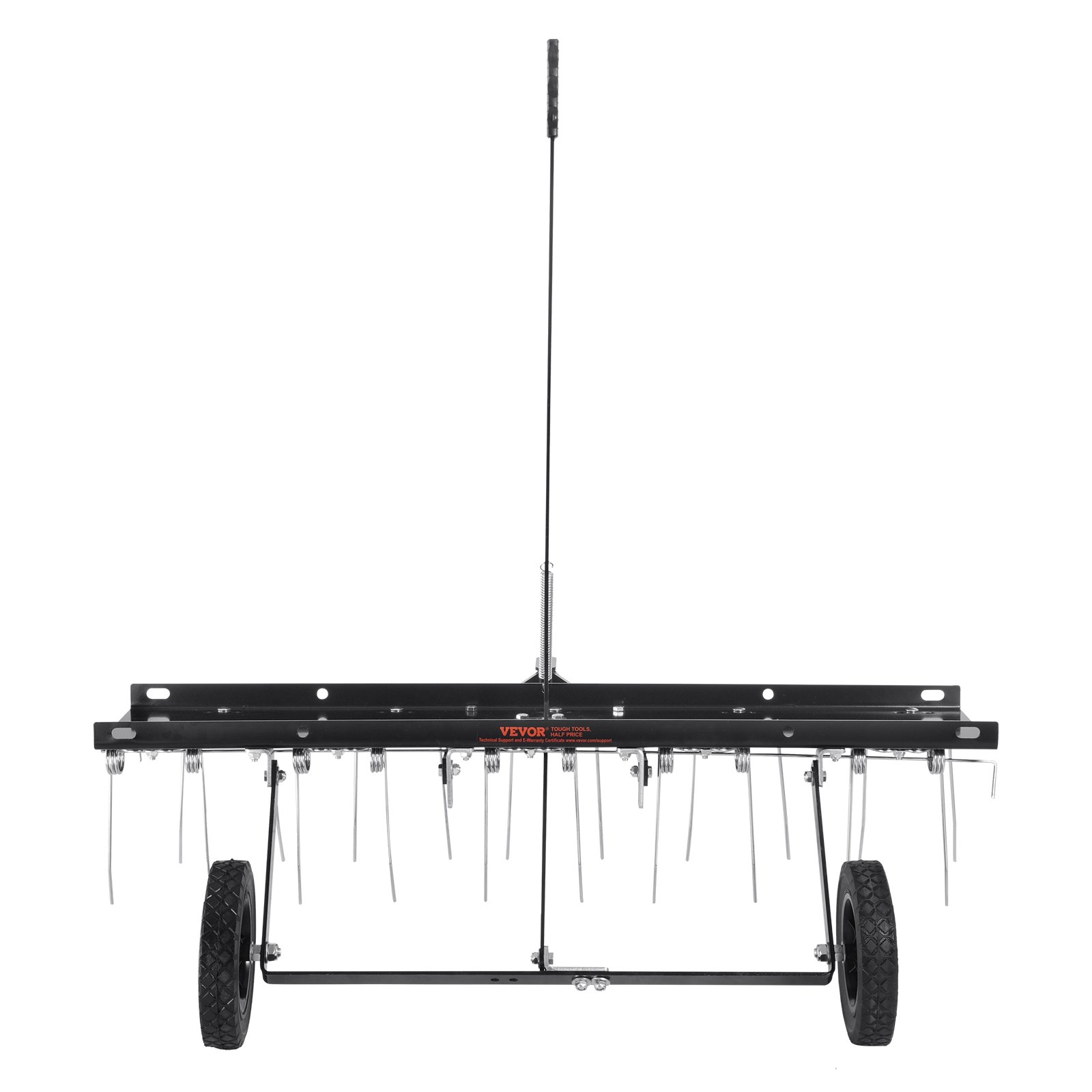 40" Tow-Behind Dethatcher, 20 Steel Tines, for ATV/Mower, Lift Handle, Lawn Rake - Picture 10 of 10