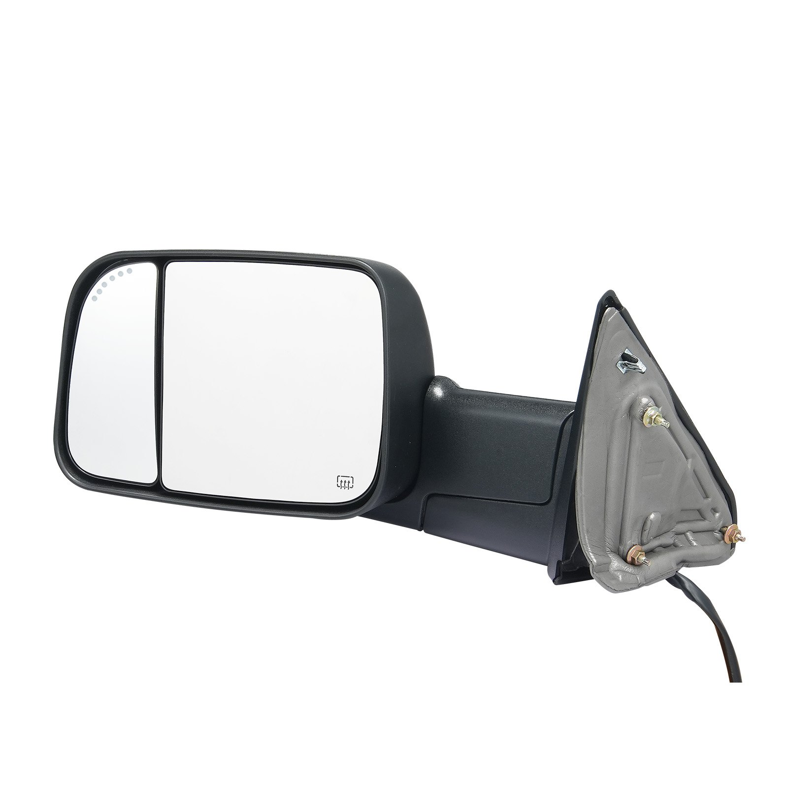 Towing Mirrors for 2009-2023 Ram 1500 2500 3500 Power Heated Signal Puddle Light - Picture 9 of 12