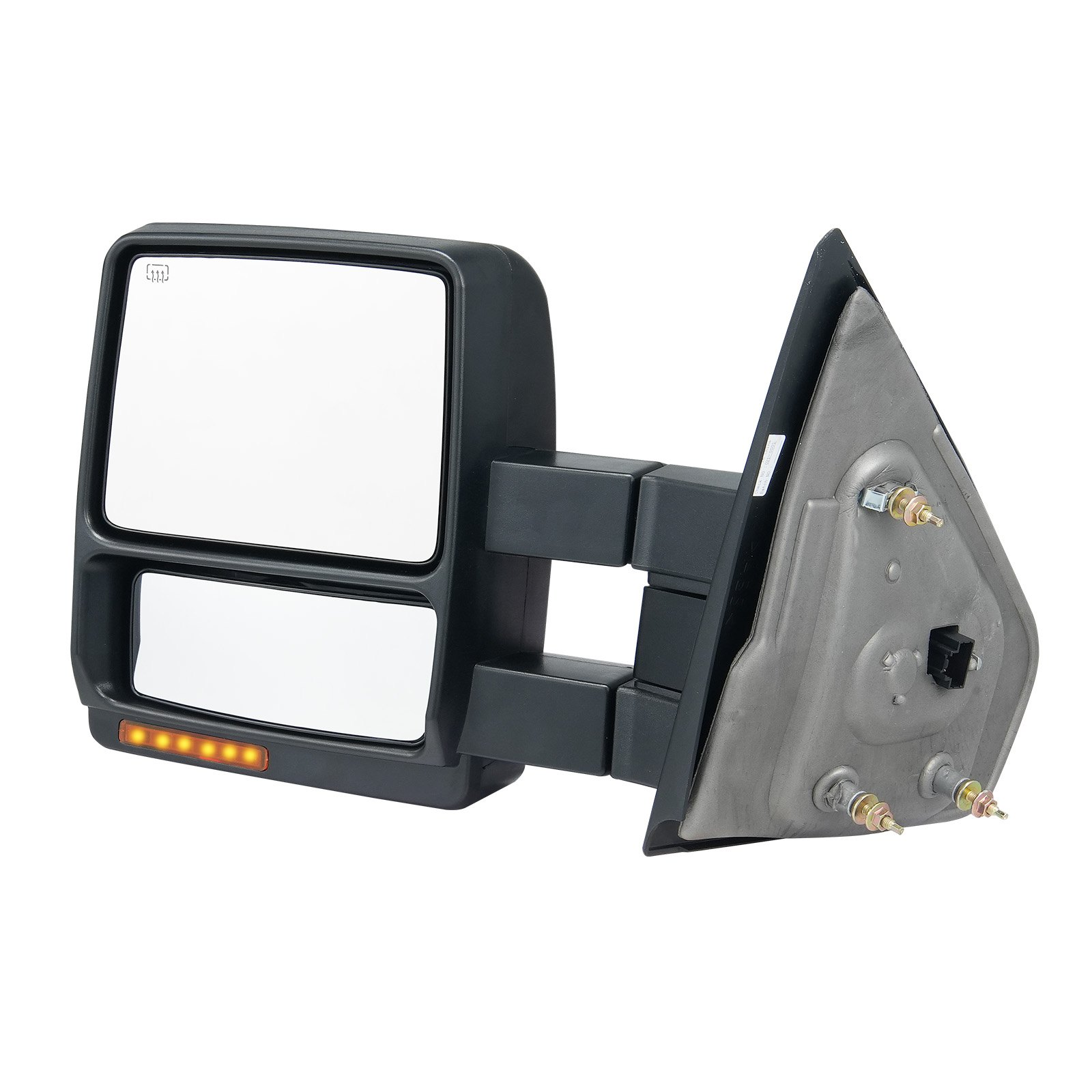 Towing Mirrors, Left & Right Pair Set for 2004-2014 Ford F150, Black - Picture 10 of 12