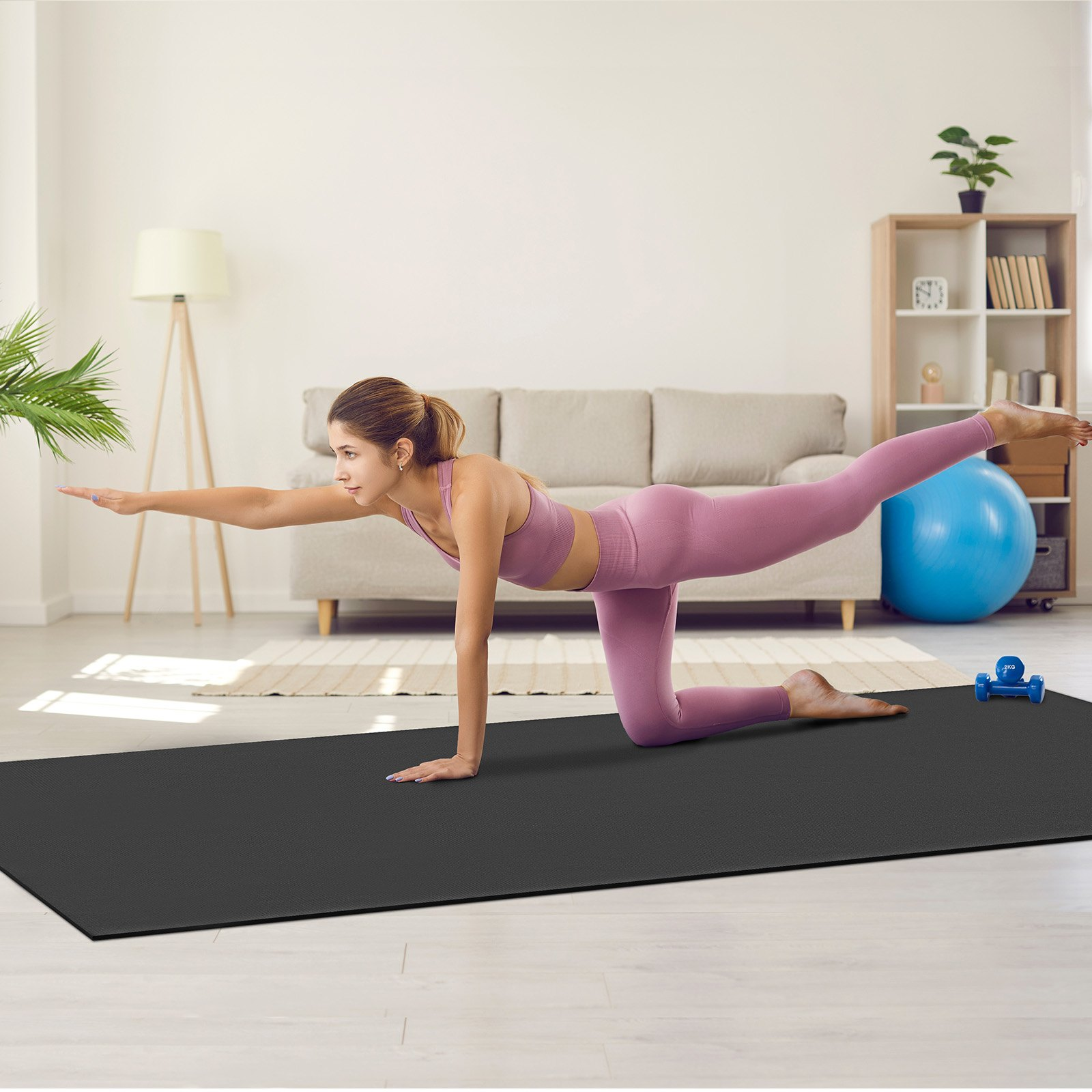 Exercise Mat, Pilate & Floor Workout (10x6ft)