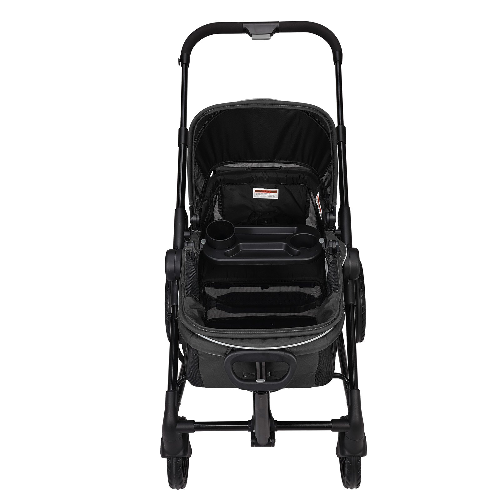 VEVOR All-Terrain Stroller Wagon, 2 Seats Foldable Expedition 2-in-1 Collapsible