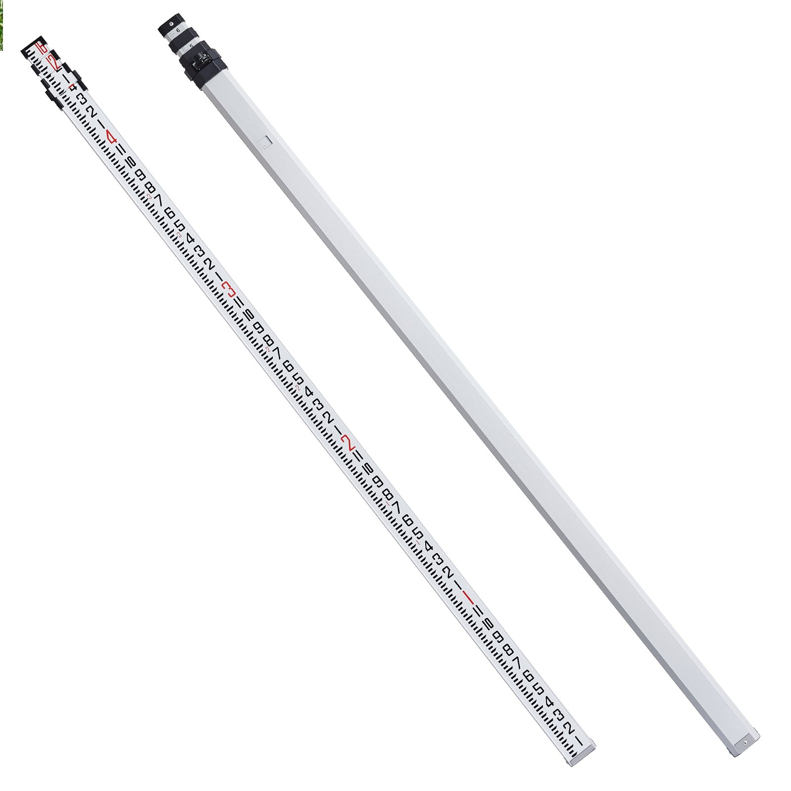 16Ft Aluminum Telescopic Measuring Rod 4-Section Level Survey Stick w/Bag - Picture 10 of 10
