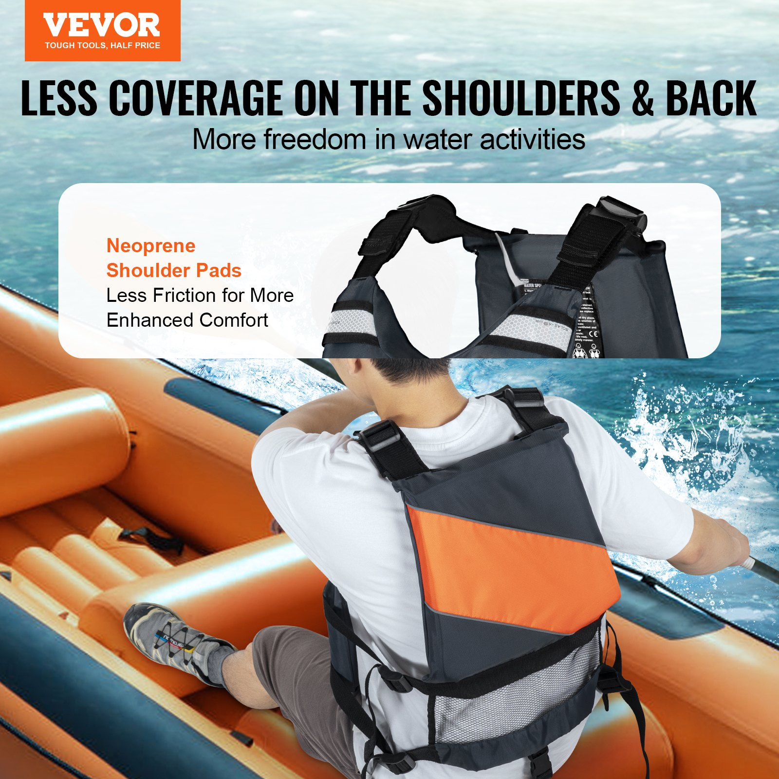 Life Vest for Watersports (PFD), Men and Women M