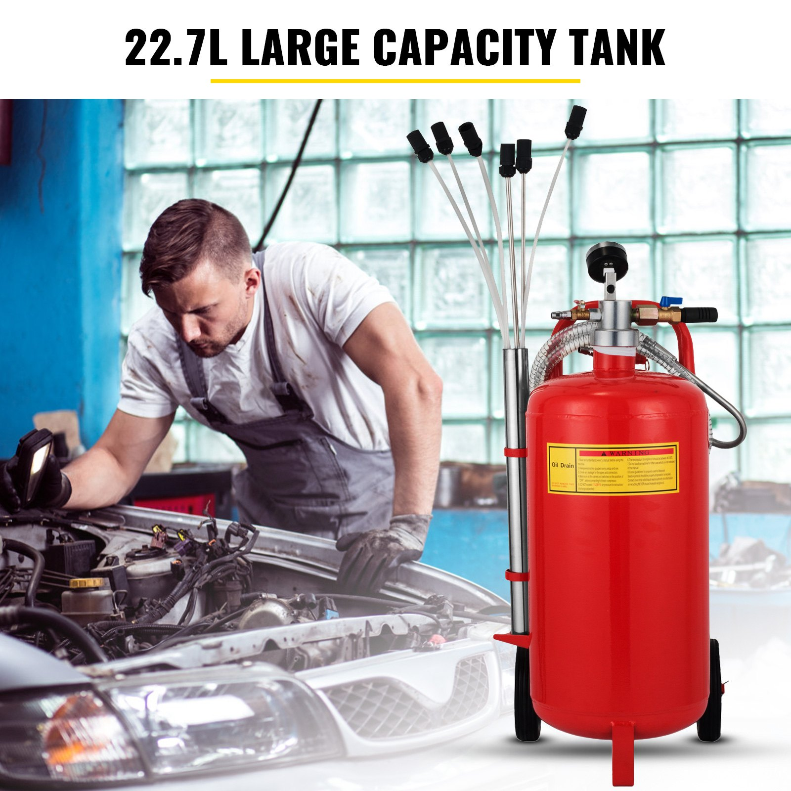Garage Extractor Drain Tank