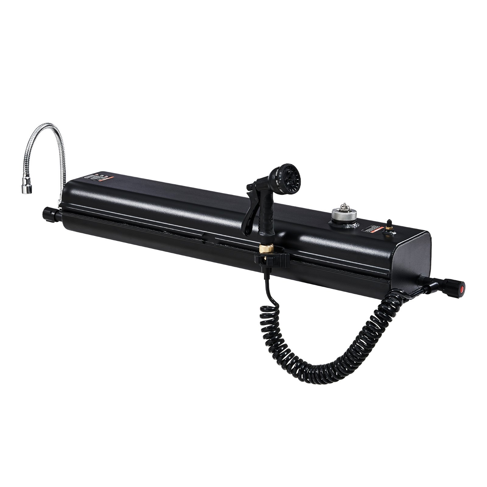 4 Gal Roof Rack Water Tank Portable Water Tank with Splash-Guard Panel