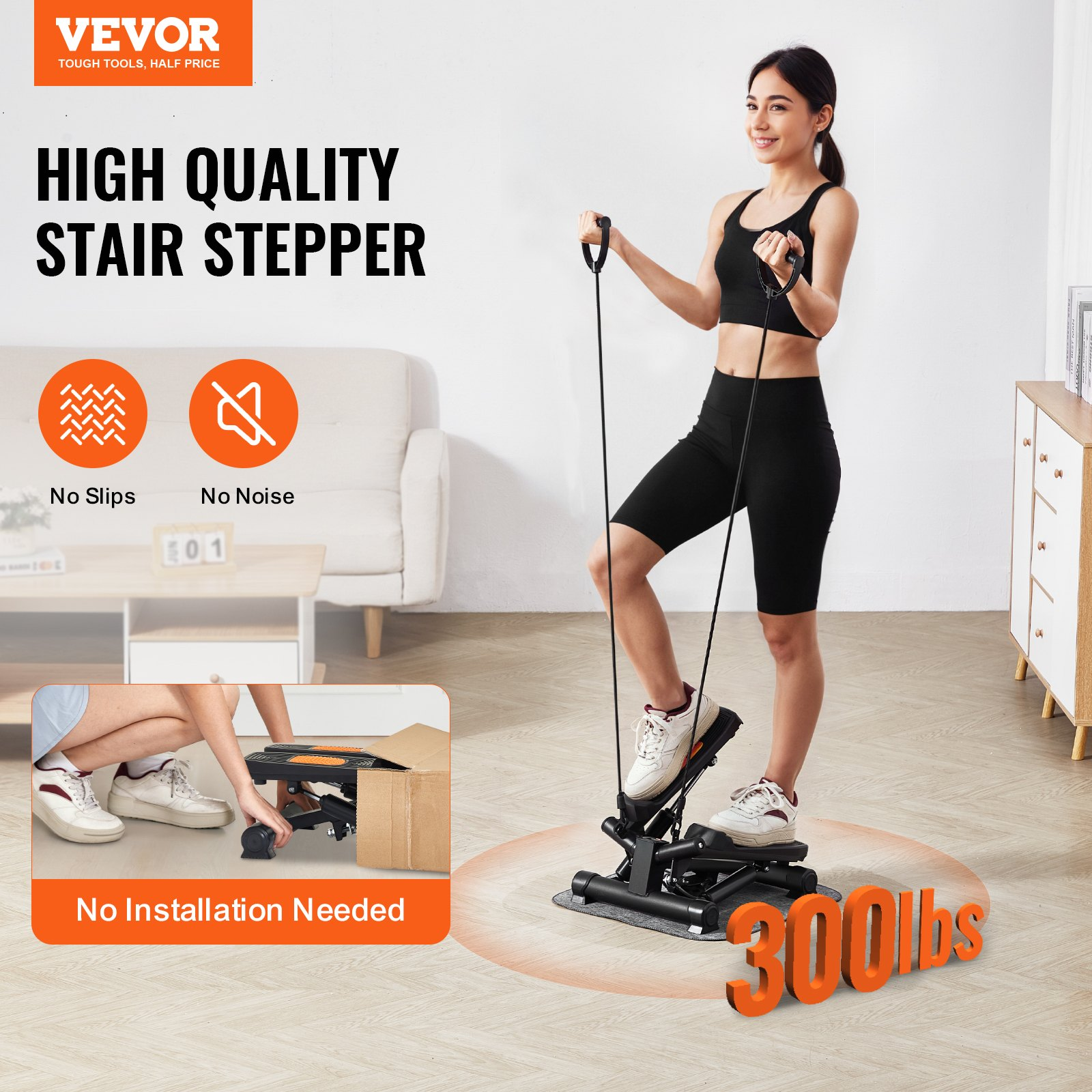 Stair Master TOPMAJOR Mini Stepper Quiet Stair Climber With