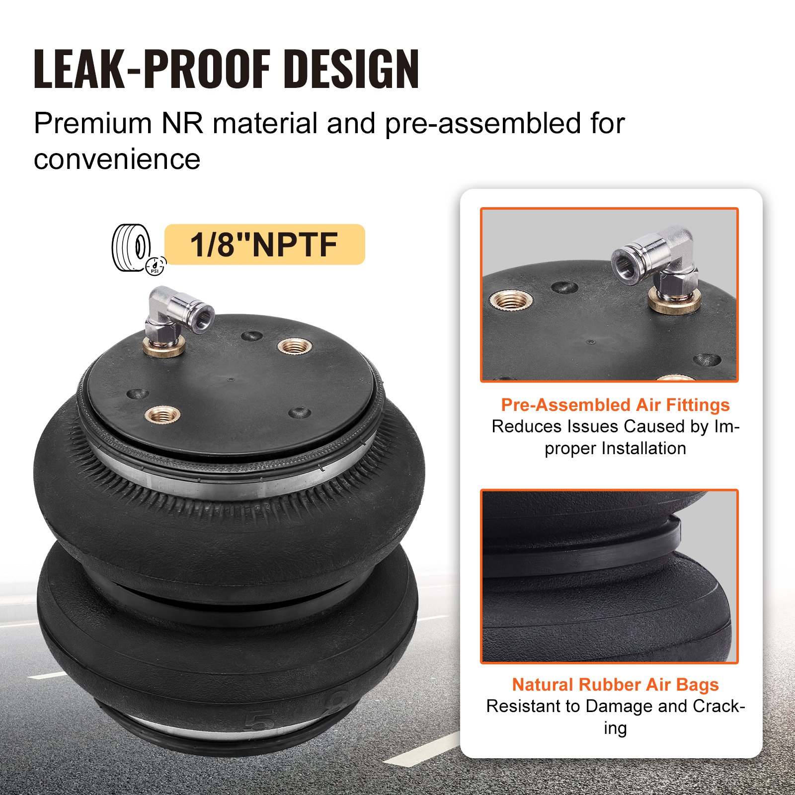 Air Bag Suspension Kit, 5 to 100 PSI 777 - Picture 3 of 10
