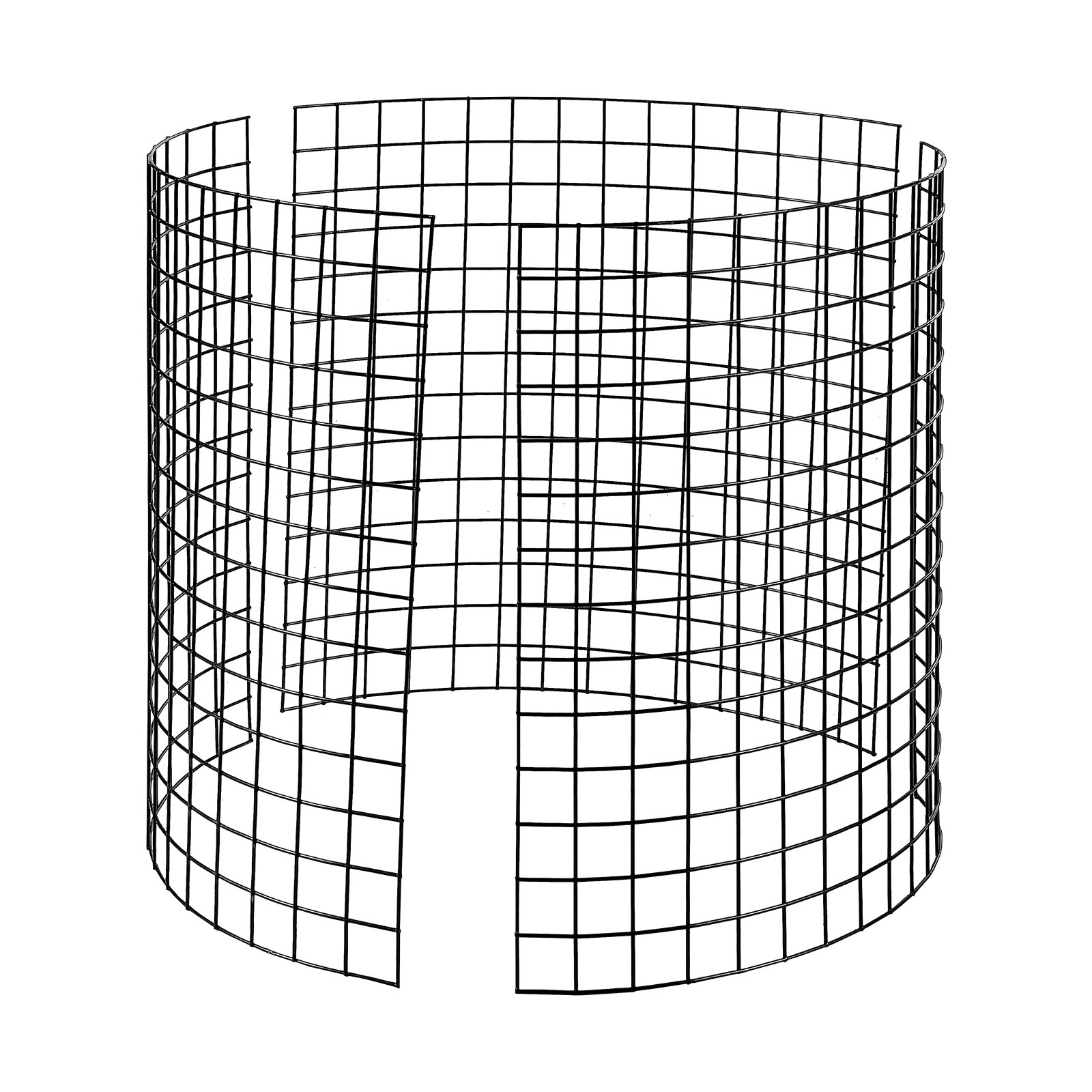 6 Pack Plant Protector from Animals 12.6'' Dia. x 14'' H Metal Plant Cage - Picture 10 of 10