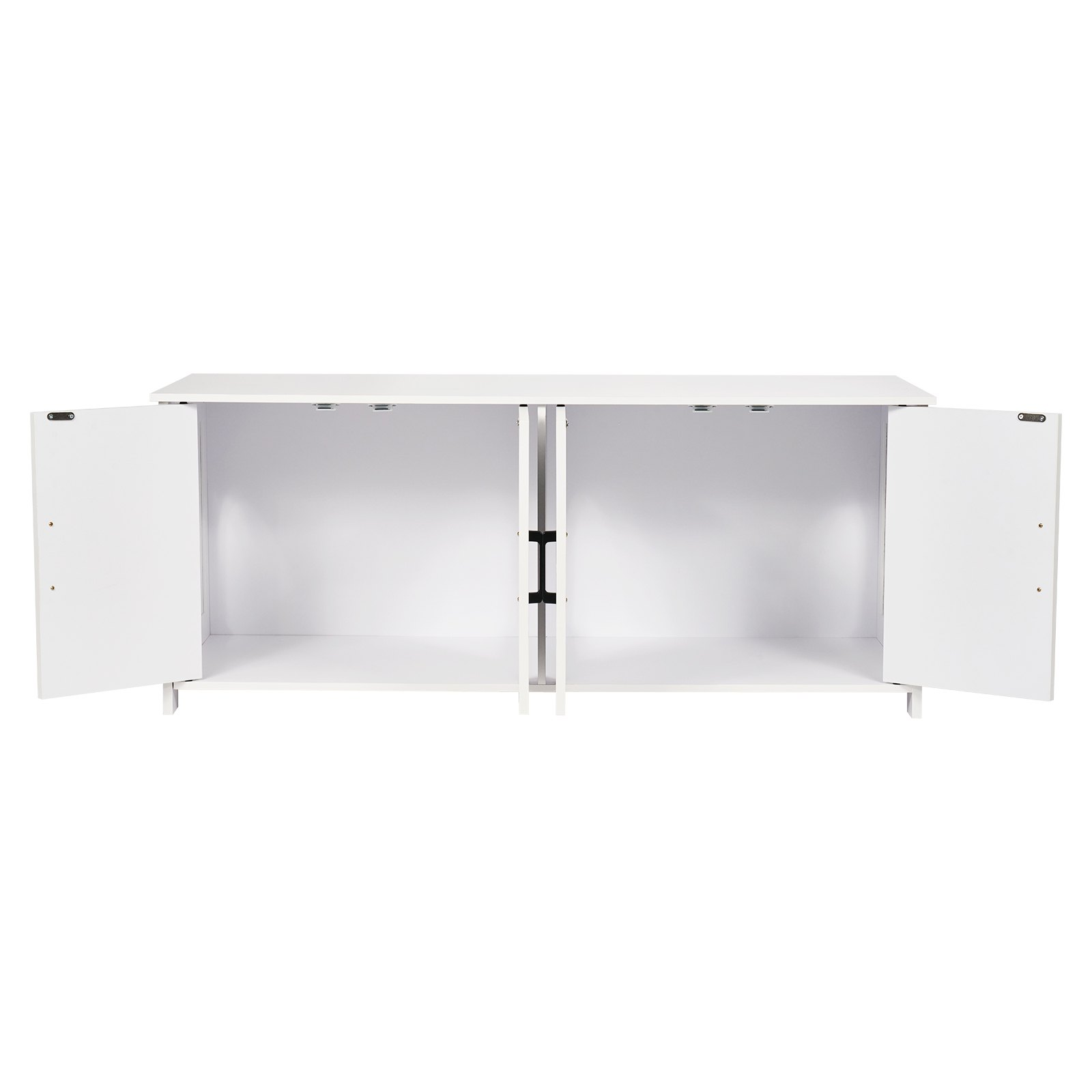 Cat Litter Box Enclosure for 2 Cats, White