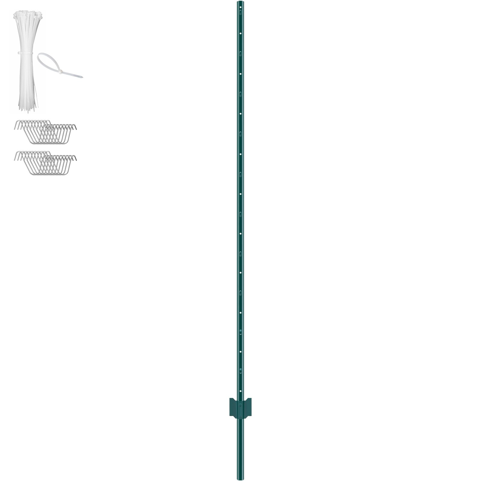 VEVOR 6 Meter Zaunpfosten 10 Stück T-Pfosten Schwerlast Metallzaunpfosten grün - Bild 8 von 10