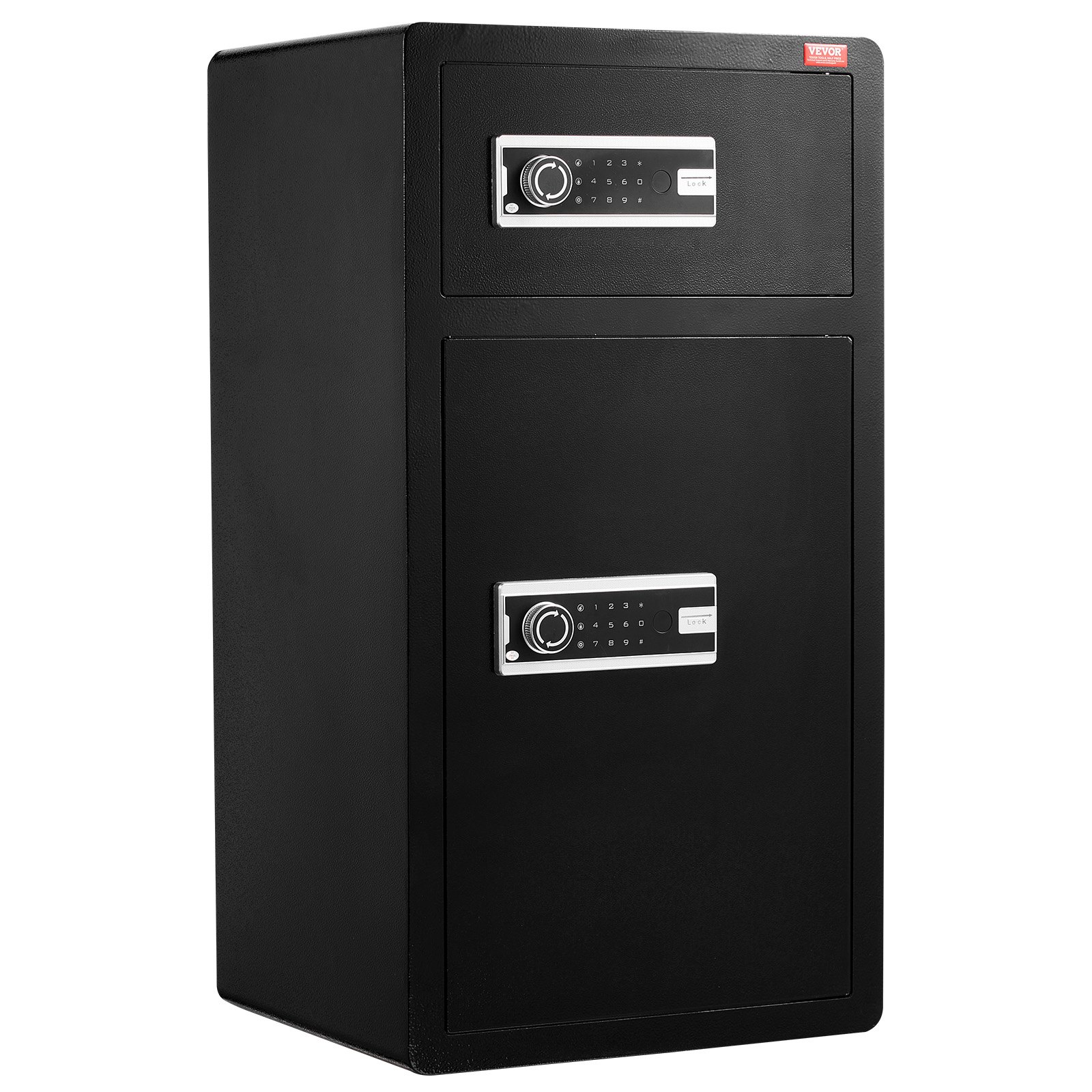 VEVOR Double Door 7.2 cu.ft Safe Box with Key Lock Password Cabinet Black,organi - Picture 9 of 10