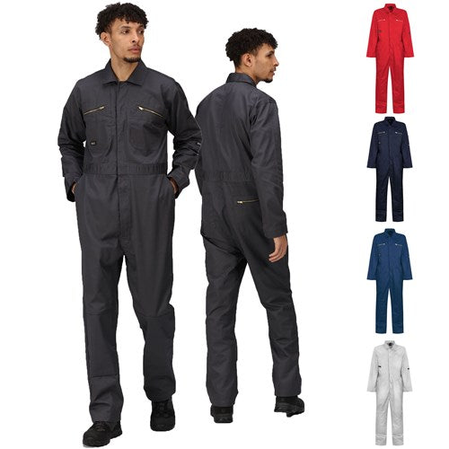 Tuta Caldaia Uomo Regata Professionale Chiusura Zip TRJ513 - Foto 28 di 40