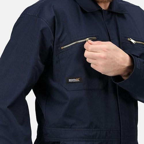 Tuta Caldaia Uomo Regata Professionale Chiusura Zip TRJ513 - Foto 32 di 40
