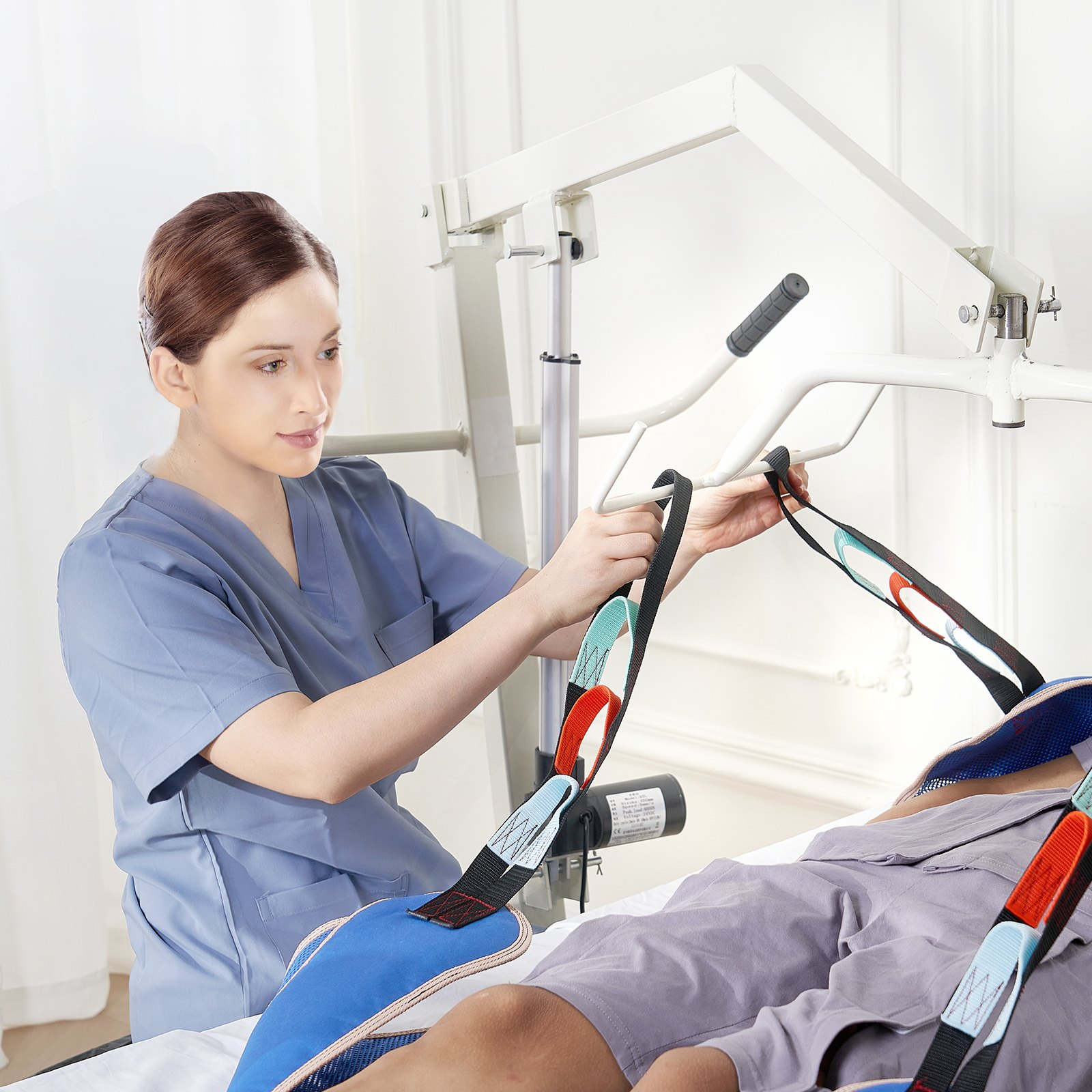 Full Body Patient Lift Sling with Commode Opening Medical Aid Sling M-Size - Bild 7 von 10