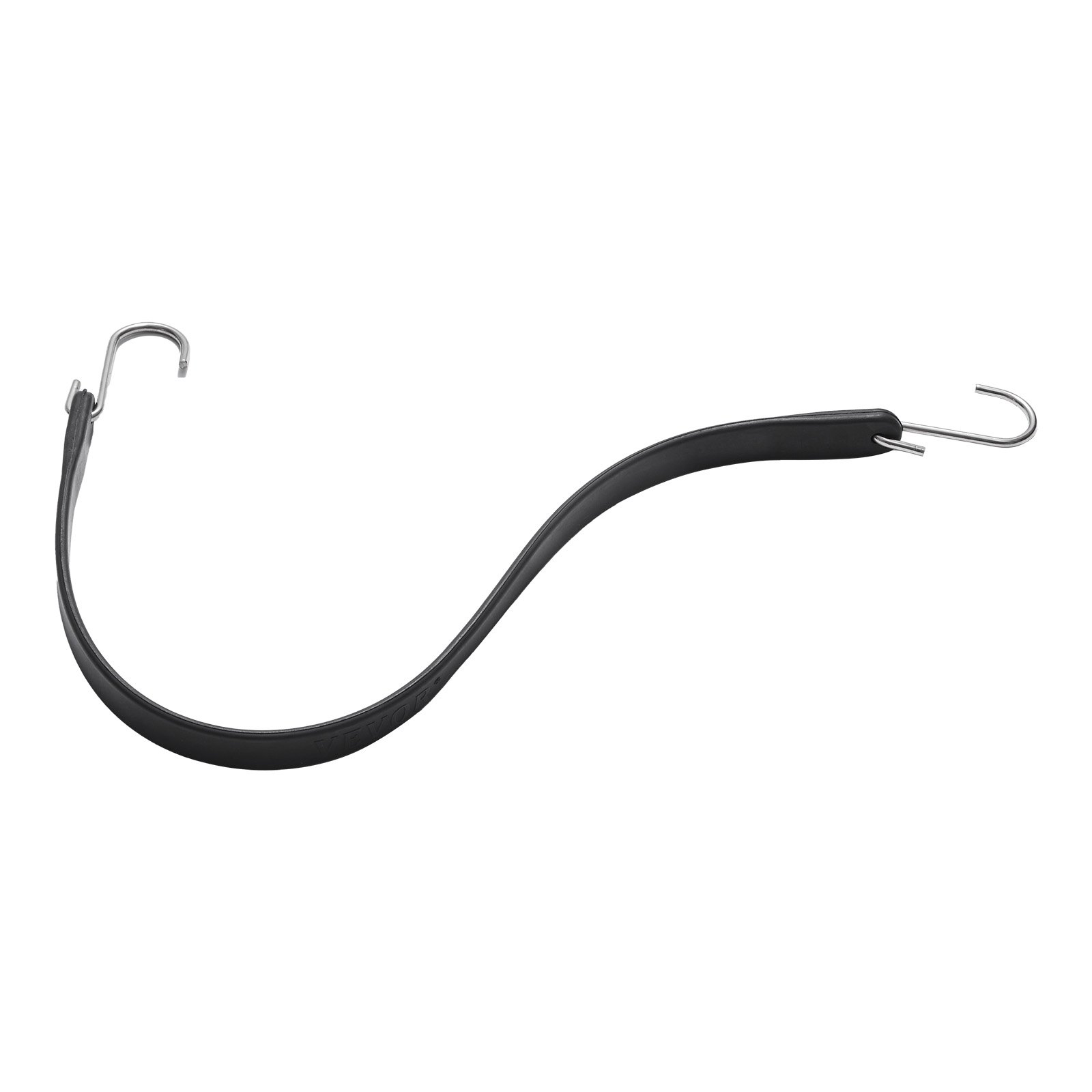 50 Piece Flat Bungee Cord, Black