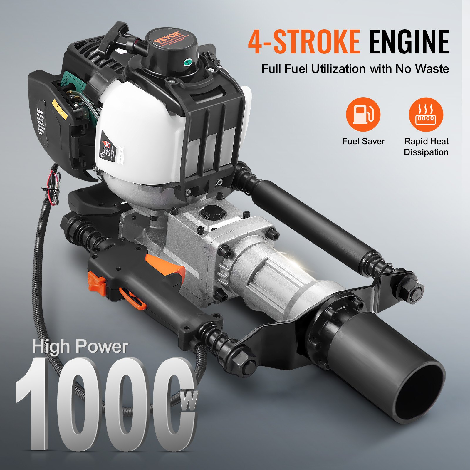 37.77cc Gas-Powered T Post Driver, Road Improvements