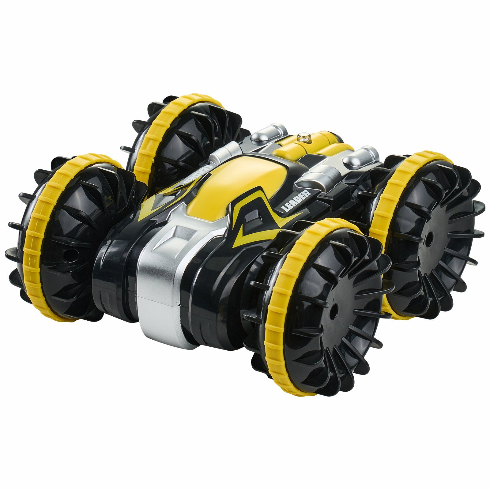Anfibio Control Remoto Coche Barco 2.4 GHz 4x4 RC Barco Niños Adultos Amarillo - Imagen 9 de 10