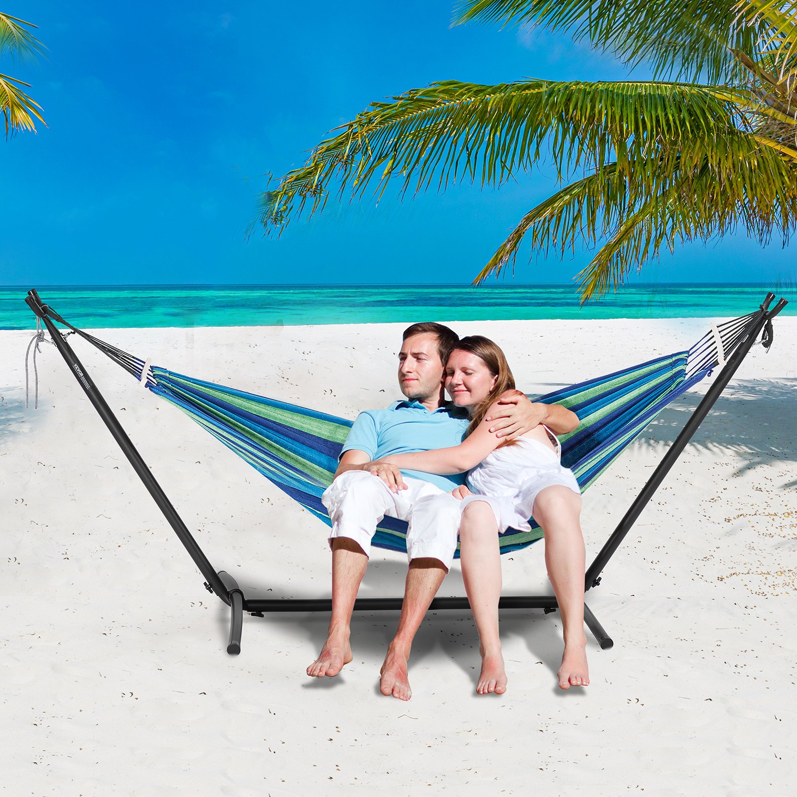 Swing Chair VEVOR Portable Hammock Stand, 450lbs Capacity Steel