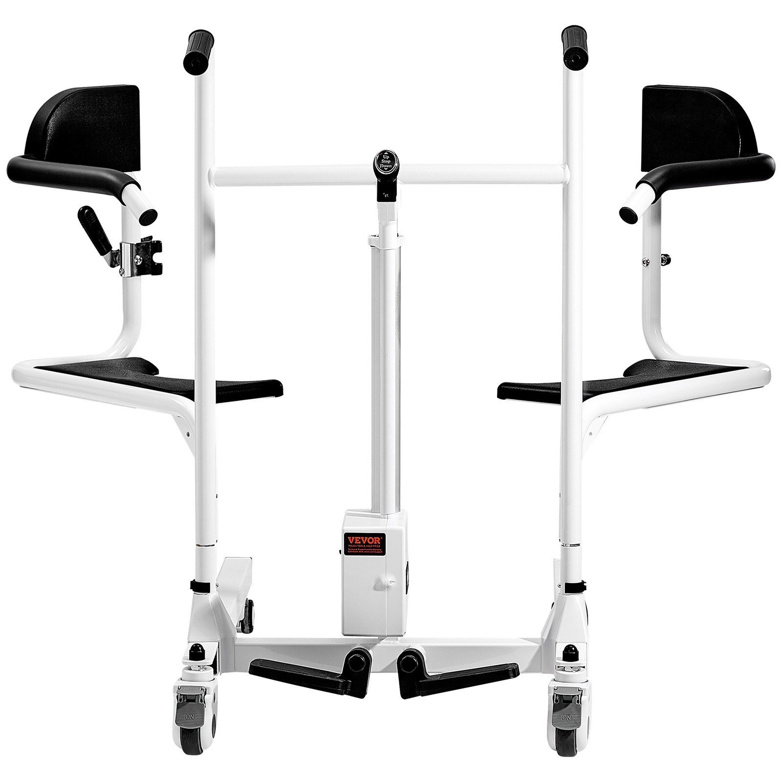 VEVOR Electric Patient Lift Chair Patient Transfer Wheelchair & 180° Split Seat - Picture 10 of 10