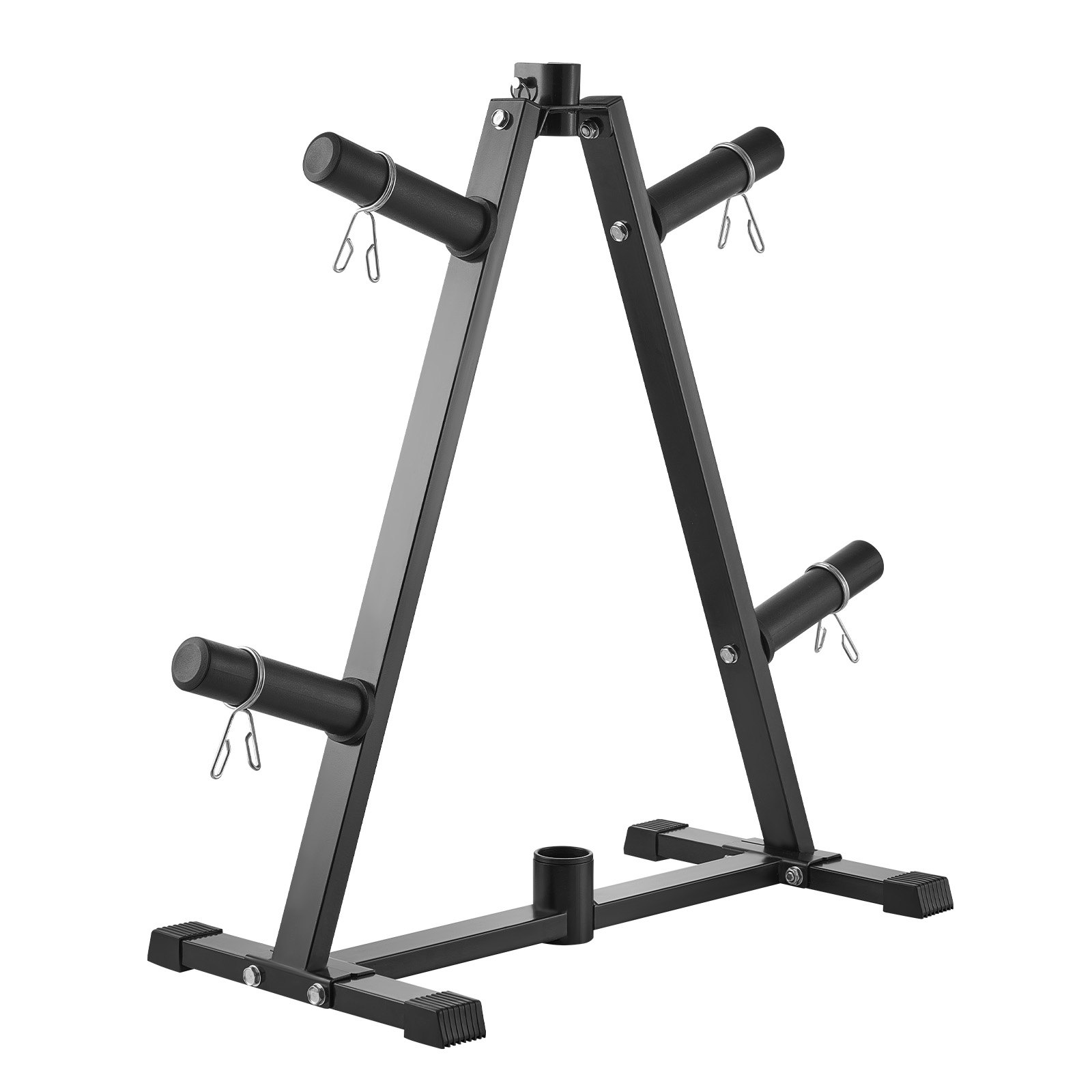 Weight Plate Rack Weight Plate Tree Home Gym Barbell Storage Stand 2 inch