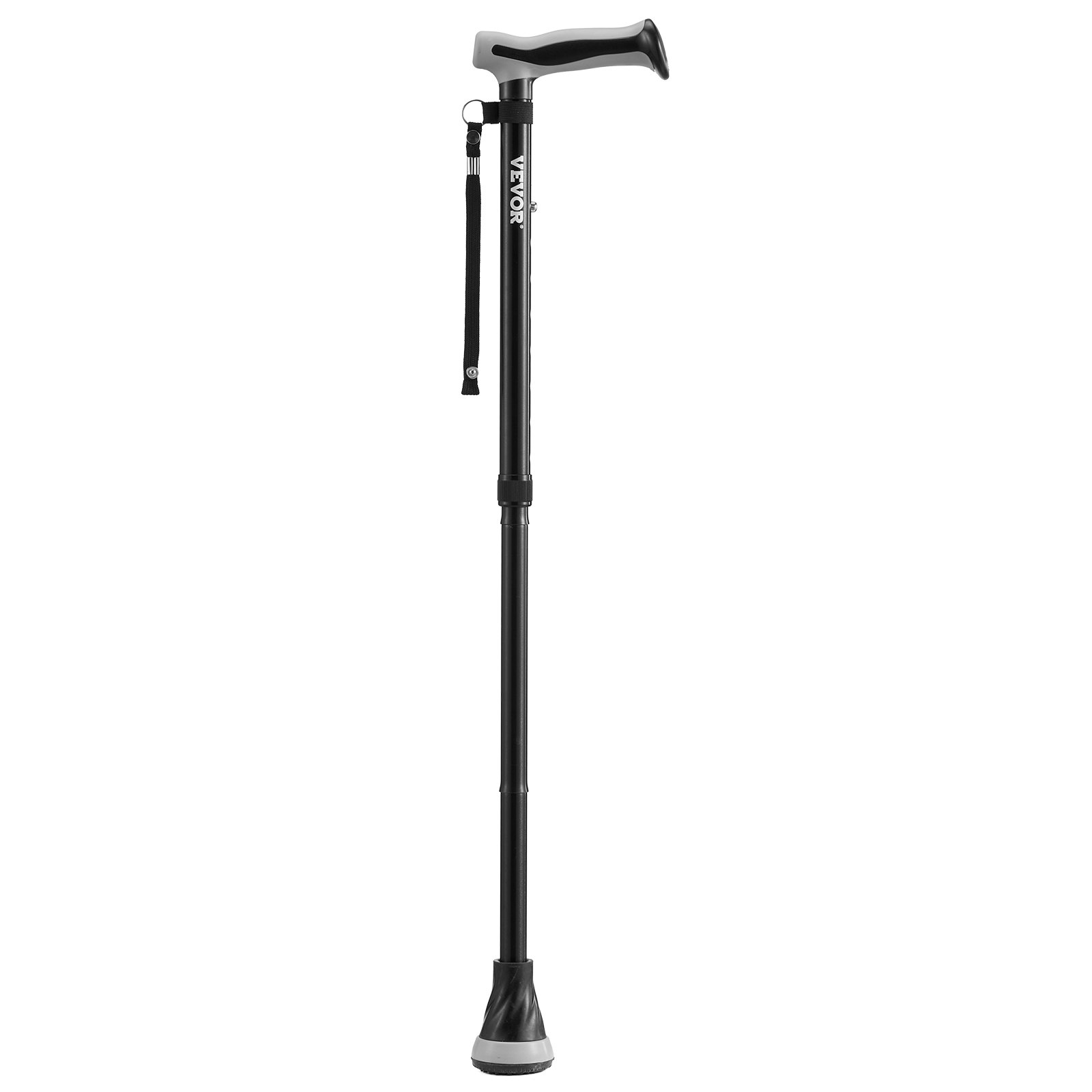 Bastón Plegable Bastón con Altura Ajustable de 8 Niveles y Punta Pivotante - Imagen 8 de 10