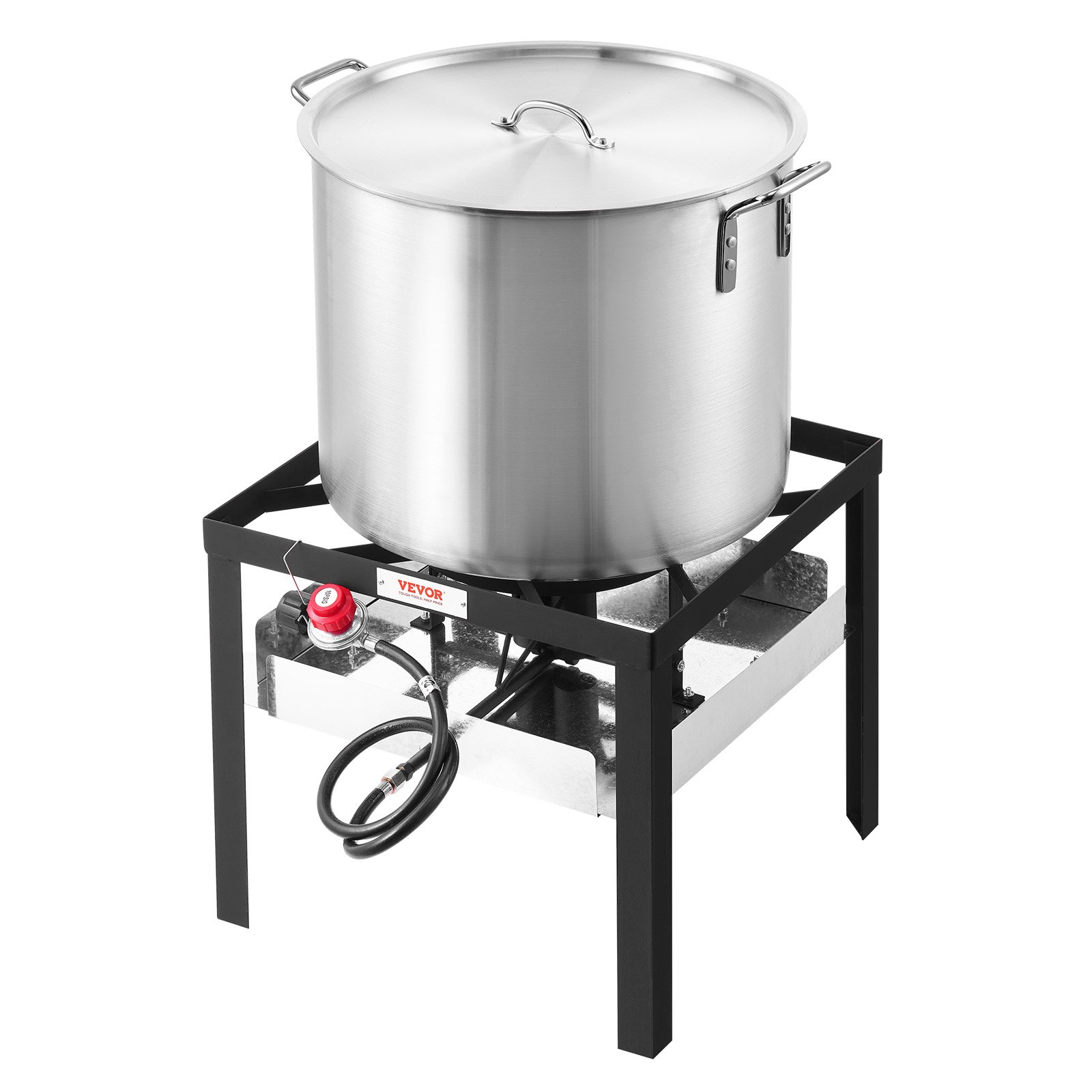 80 Qt Seafood Boiling Kit with Strainer Outdoor Crab Crawfish Cooking Pot