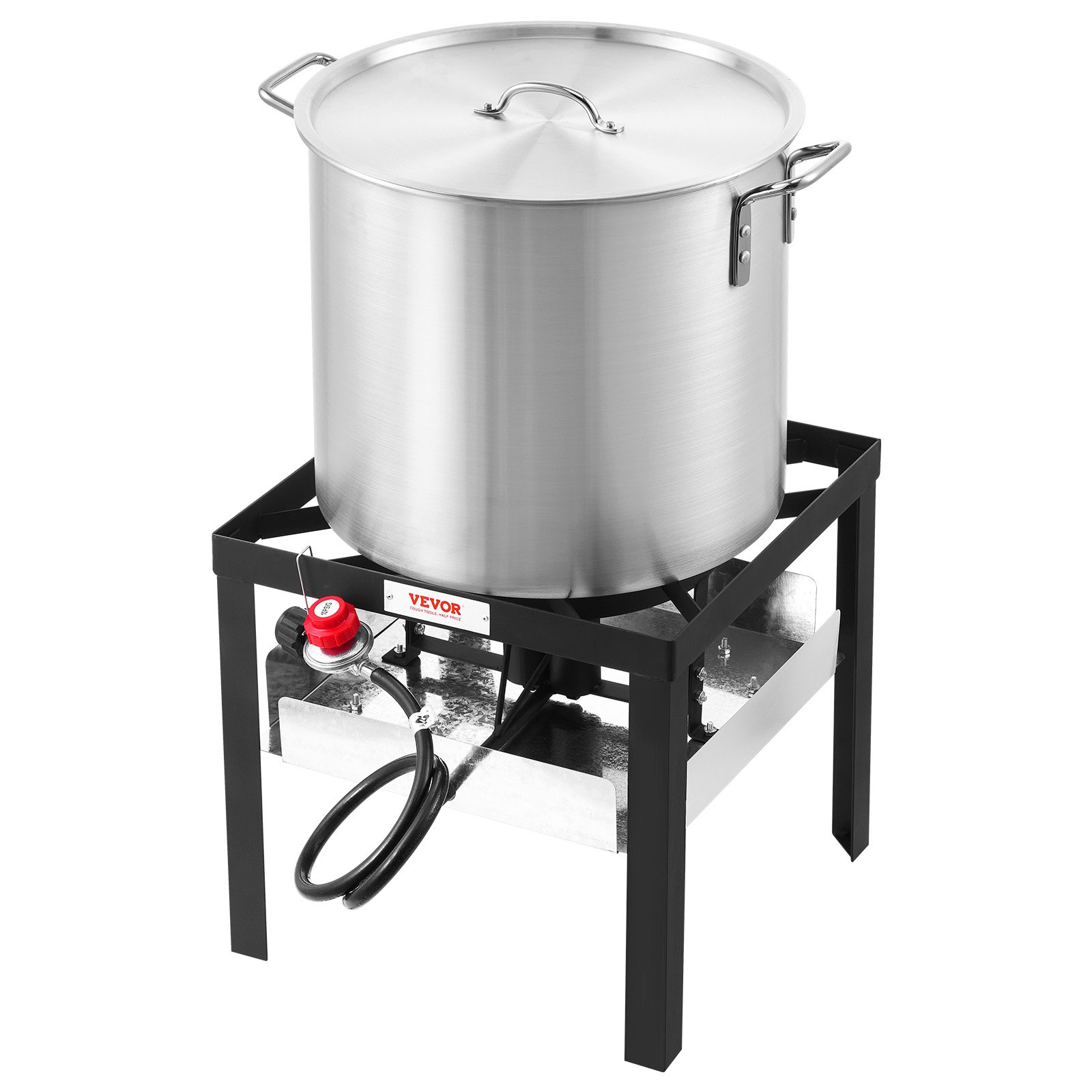 100 Qt Seafood Boiling Kit with Strainer Outdoor Crab Crawfish Cooking Pot