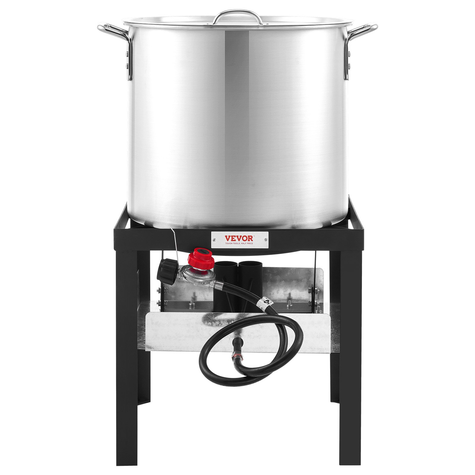 100 Qt Seafood Boiling Kit with Strainer Outdoor Crab Crawfish Cooking Pot