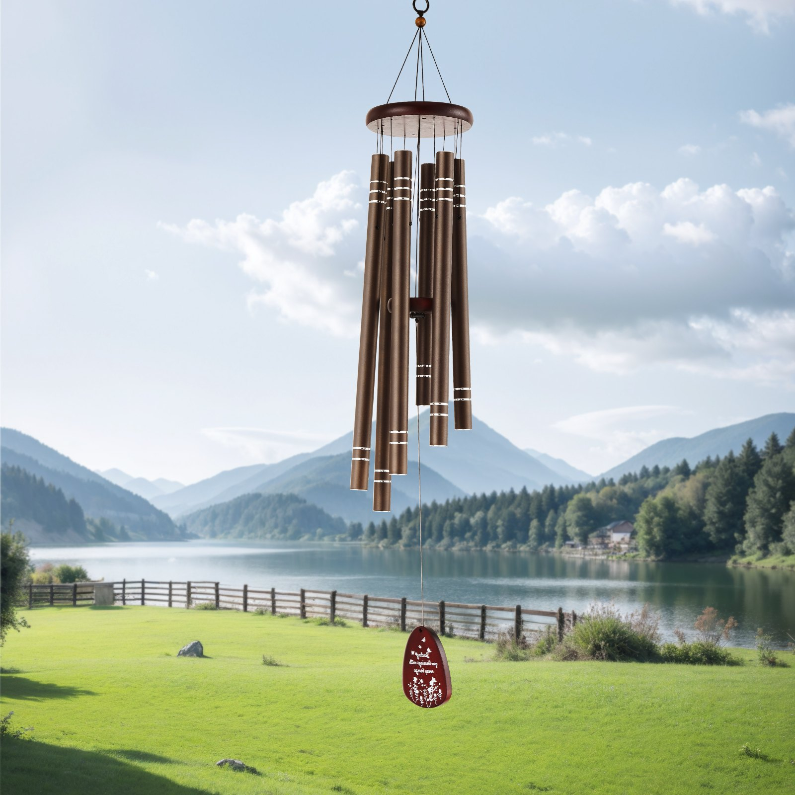 VEVOR Wind Chimes for Outside 42-Inch Aluminum Memorial Deep Tone Wind Chimes - Picture 7 of 10
