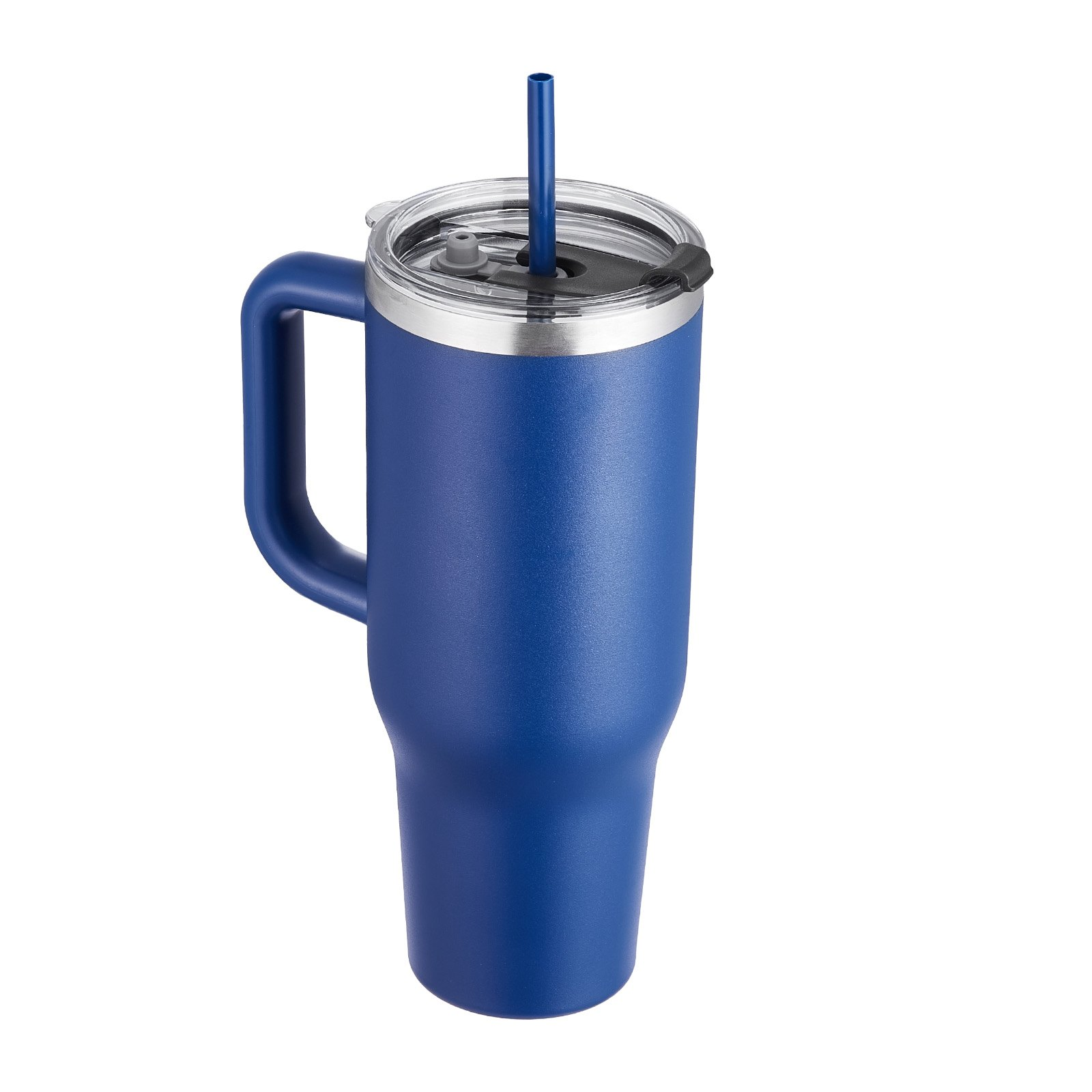 40 oz Insulated Water Bottle Stainless Steel Coffee Cup Handheld Blue - Picture 9 of 10