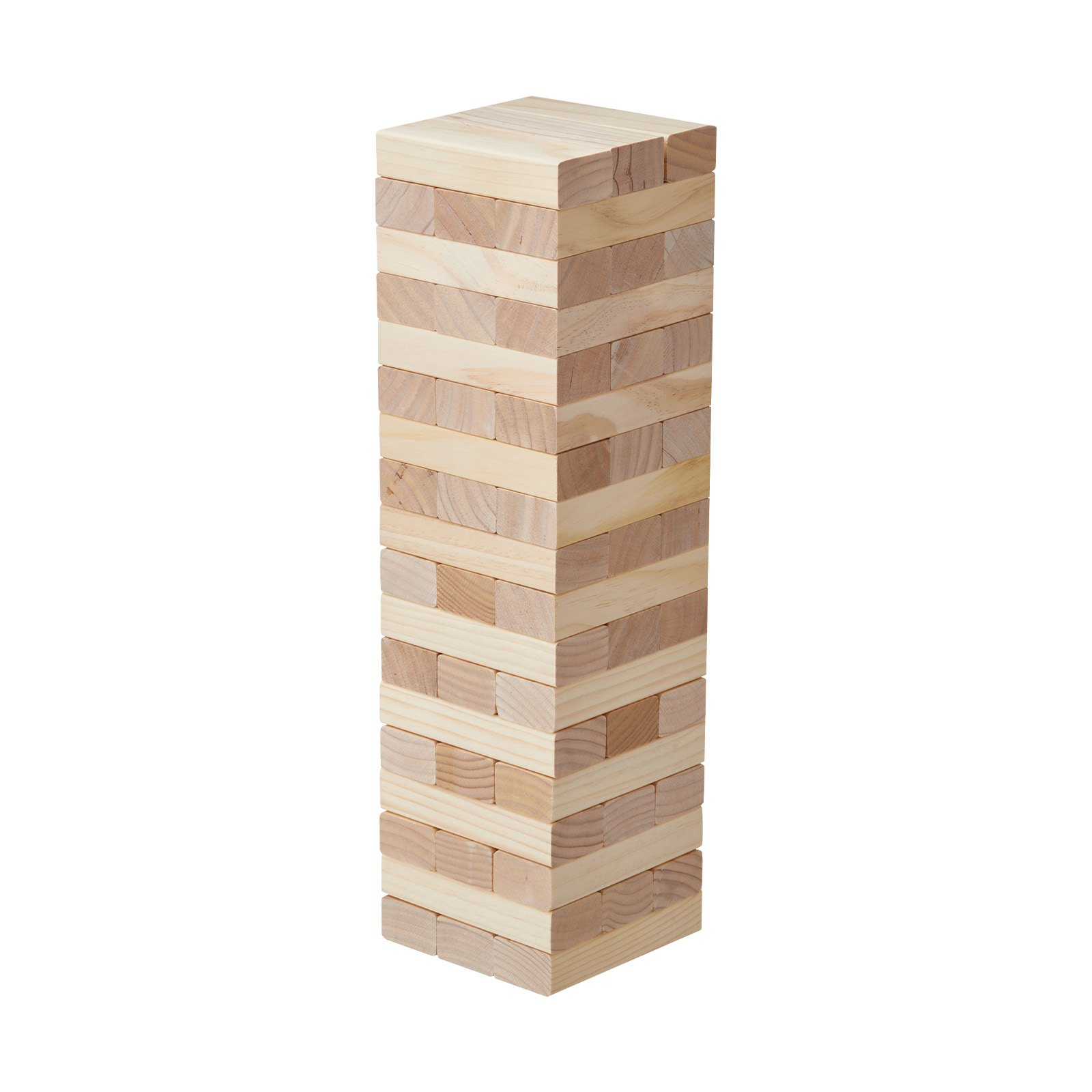 Tumbling Timber Toy 54 Blocks Medium Tumble Tower Block Game Pine Wood Bag - Picture 8 of 10