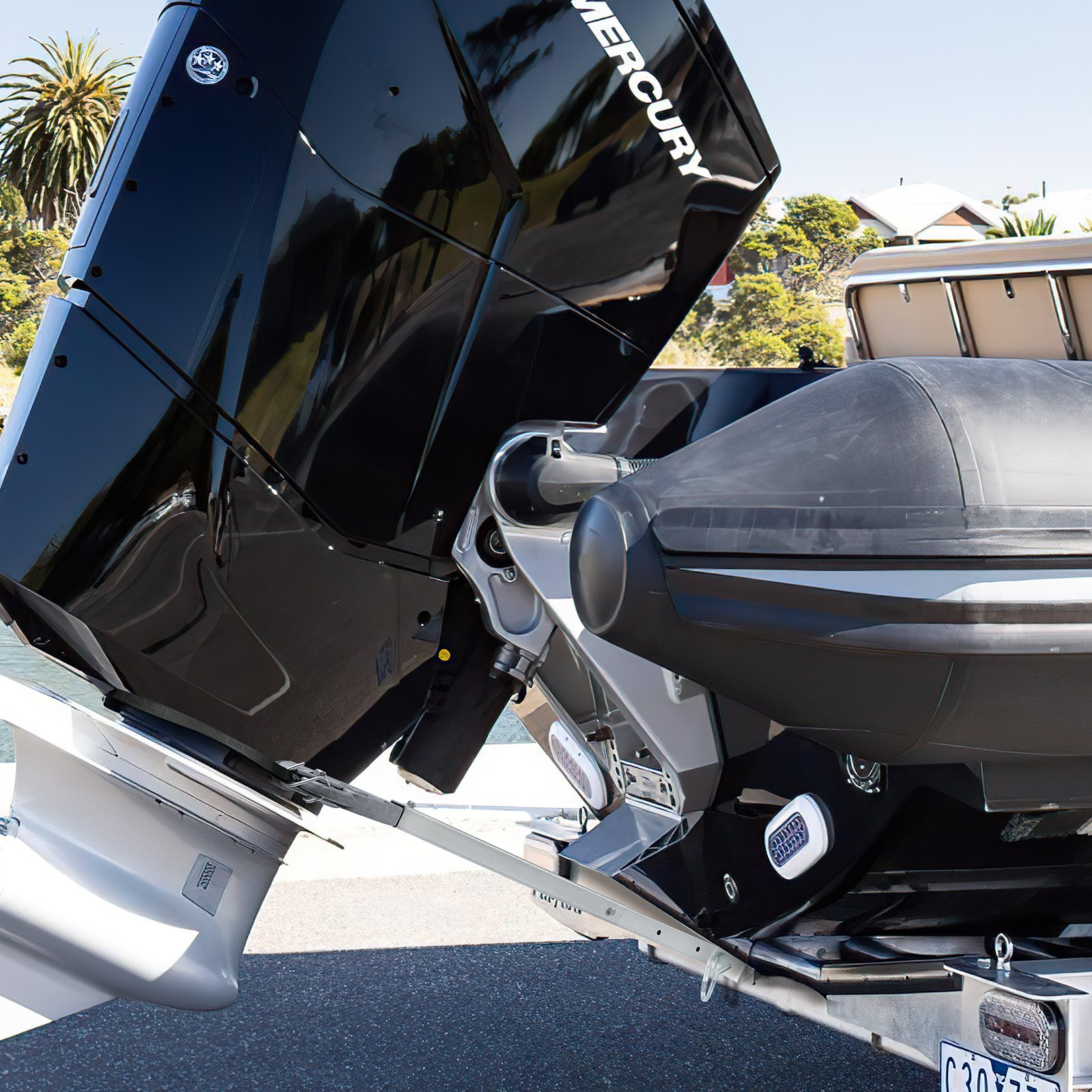 Adjustable Transom Saver 32-44 in Boat Transom Saver with Heavy-Duty Head - Picture 7 of 10